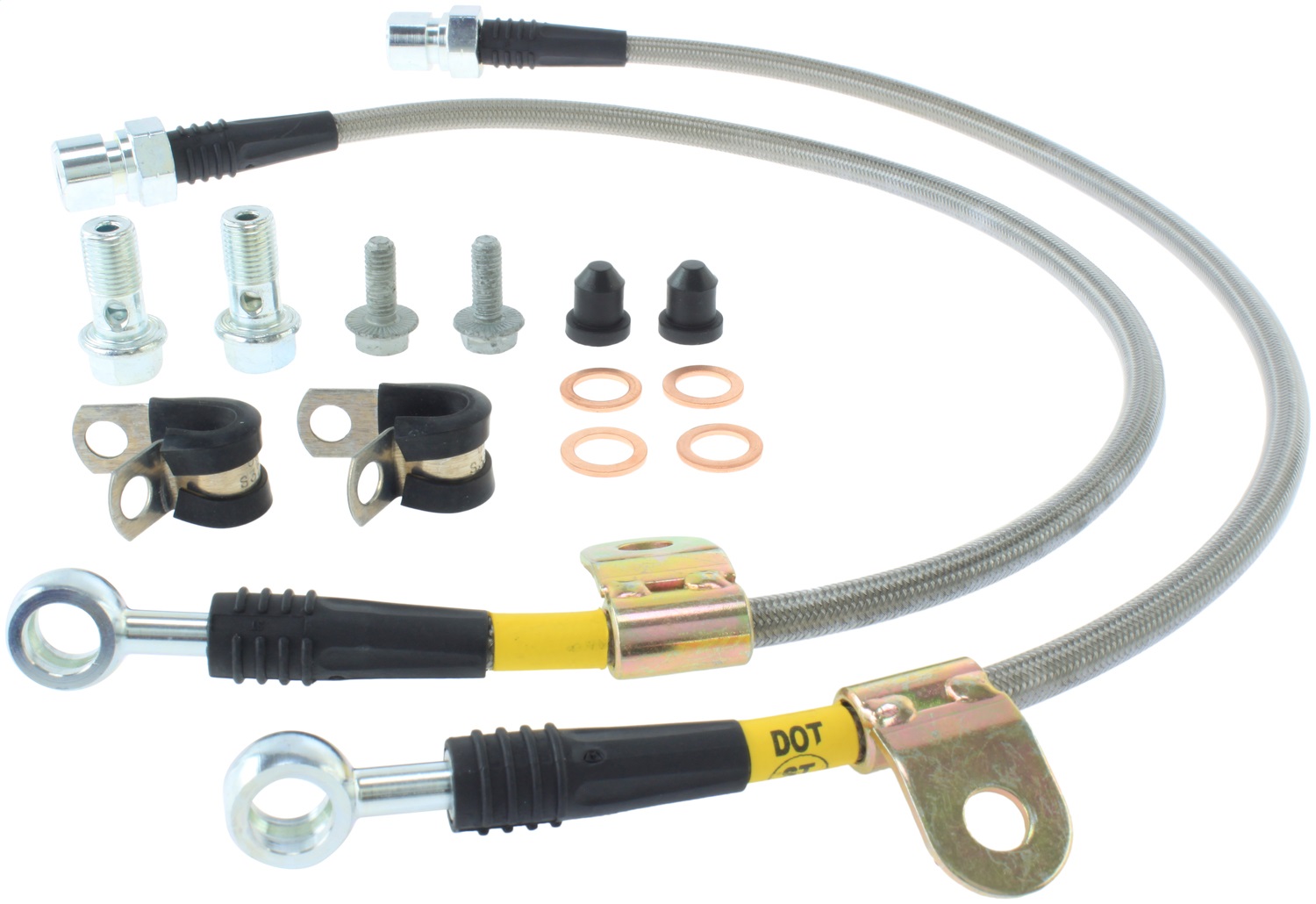StopTech 950.63004 Stainless Steel Braided Brake Hose Kit