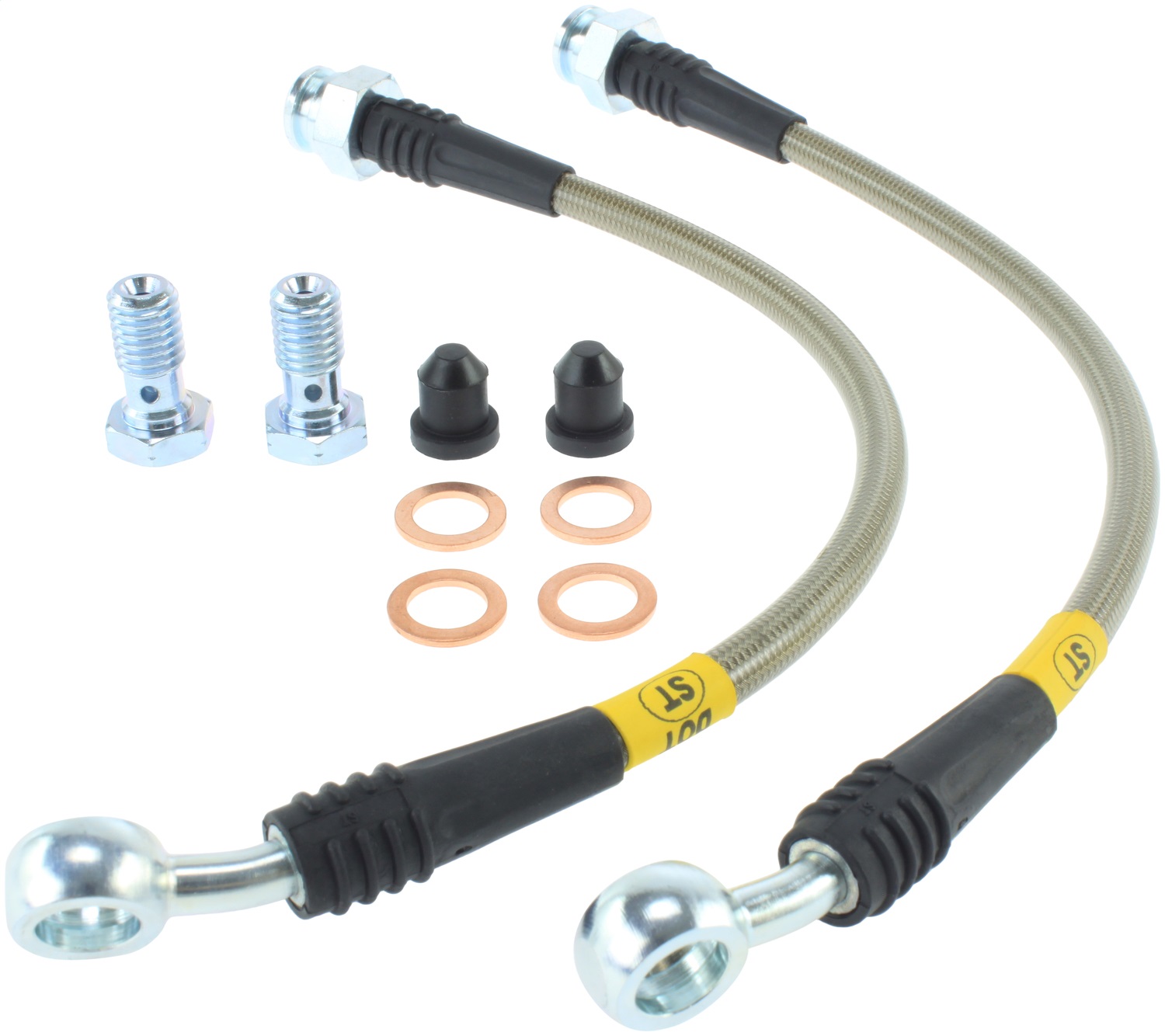 StopTech 950.66507 Stainless Steel Hose Set Fits 03-07 H2