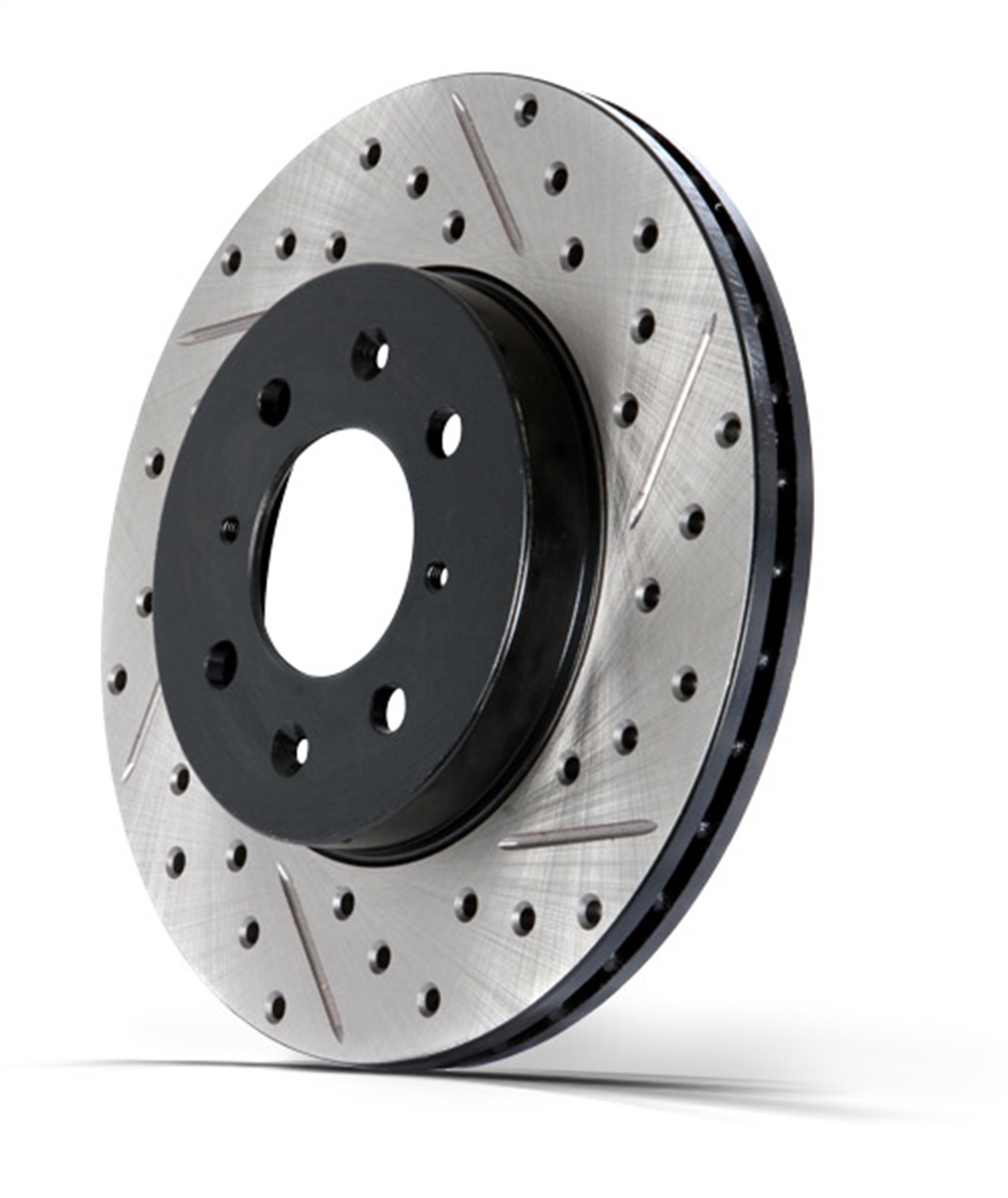 StopTech 227.66040L Select Sport Cross-Drilled And Slotted Disc Brake Rotor
