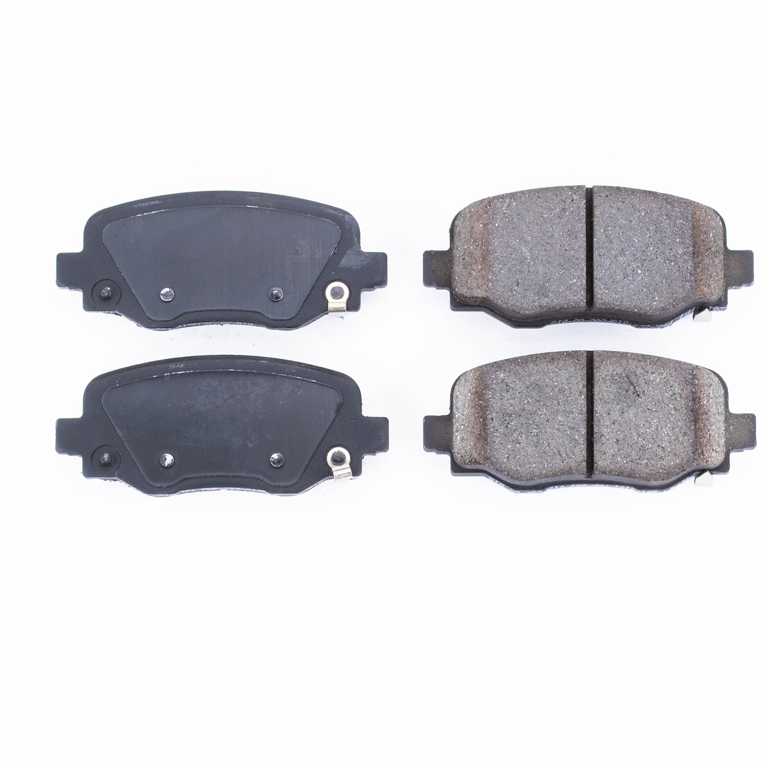 Bendix Premium Copper Free CFC1640AK2 Premium Copper Free Ceramic Brake Pad with Installation Hardware Front