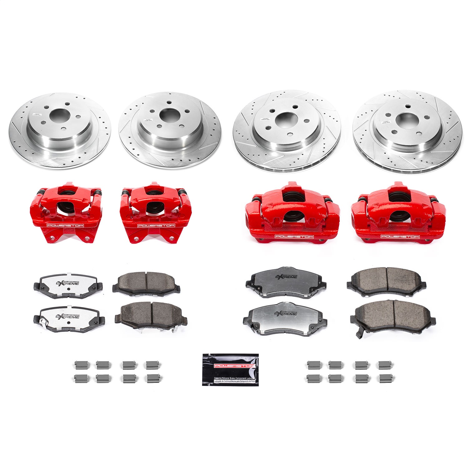 Power Stop - BBK-JK-002R - Disc Brake Upgrade Kit