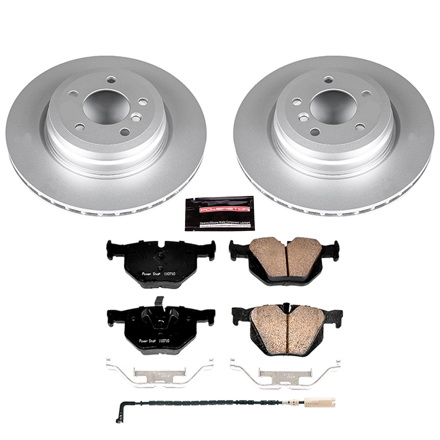 Power Stop - CRK045 - Rear - Disc Brake Pad and Rotor Kit