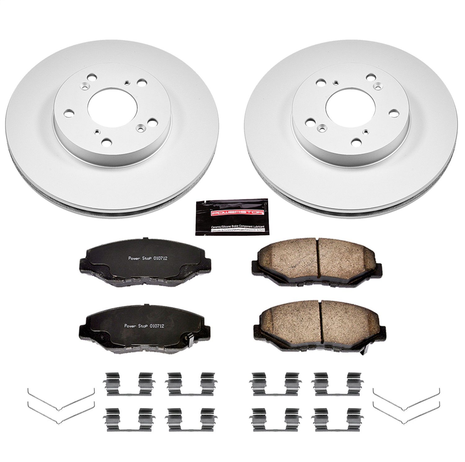 Power Stop - CRK1043 - Front - Disc Brake Pad and Rotor Kit