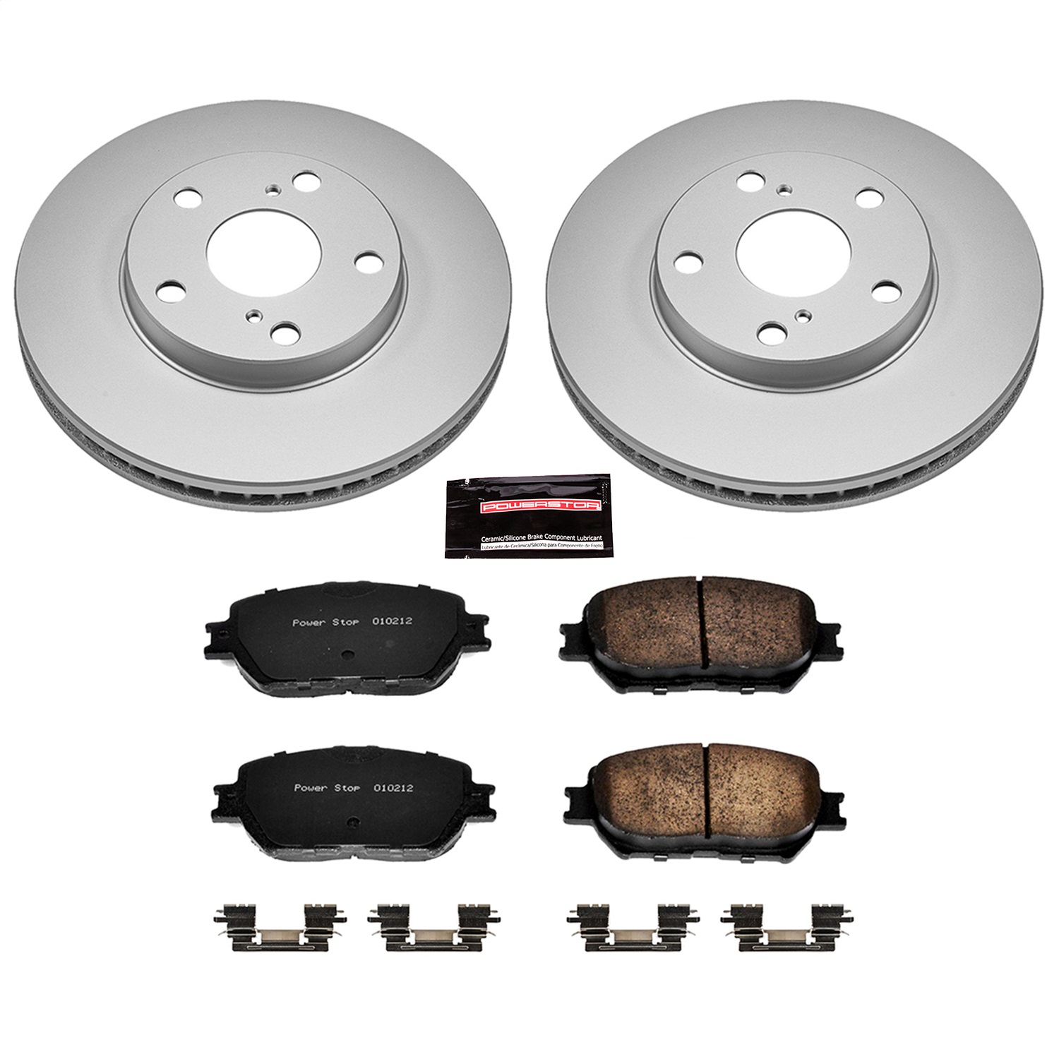 Power Stop - CRK1064 - Front - Disc Brake Pad and Rotor Kit