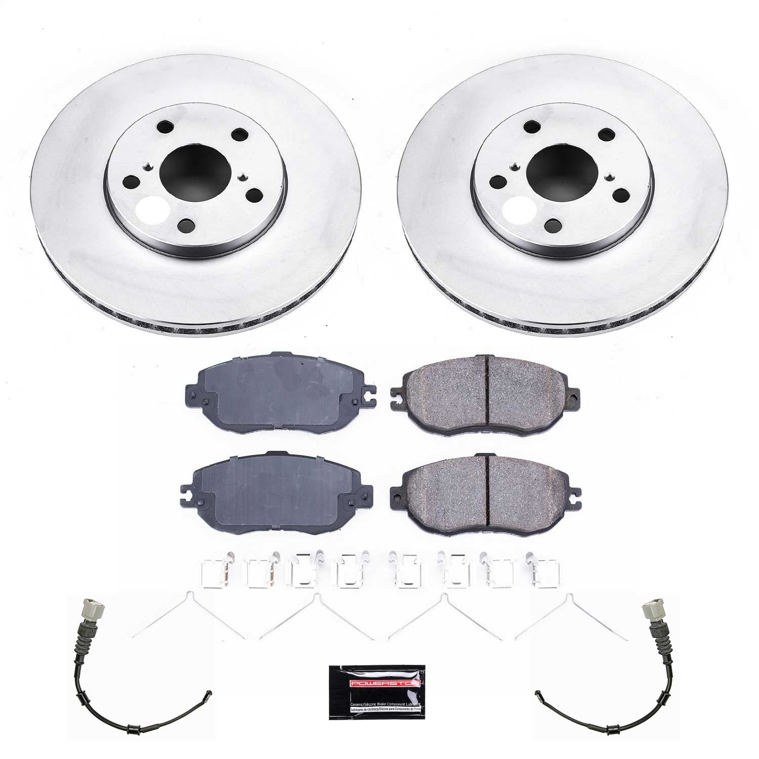 Power Stop - CRK1075 - Front - Disc Brake Pad and Rotor Kit