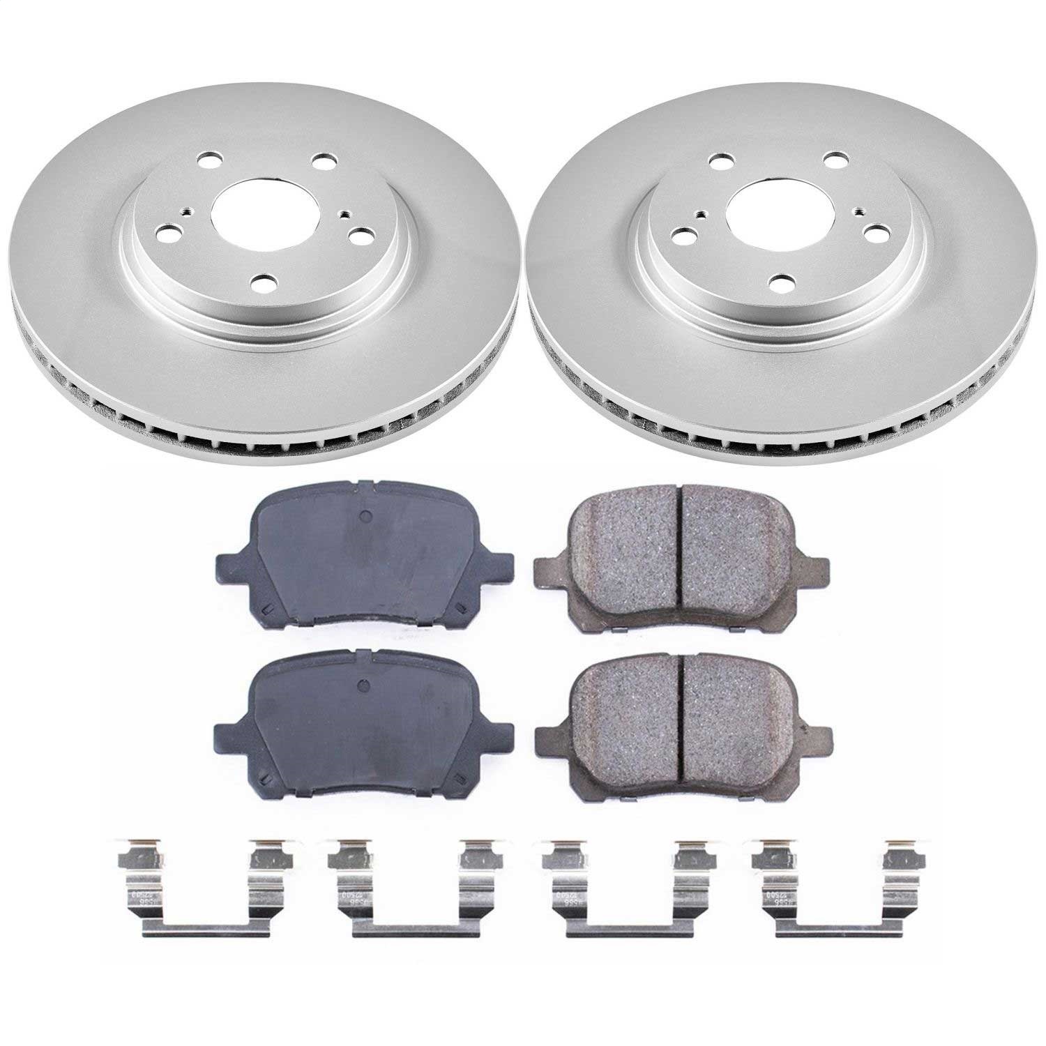 Power Stop - CRK1135 - Front - Disc Brake Pad and Rotor Kit
