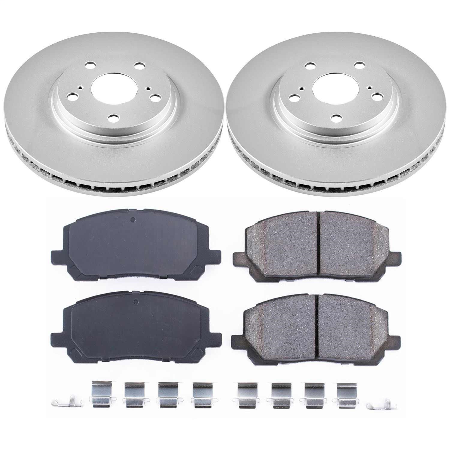 Power Stop - CRK1137 - Front - Disc Brake Pad and Rotor Kit