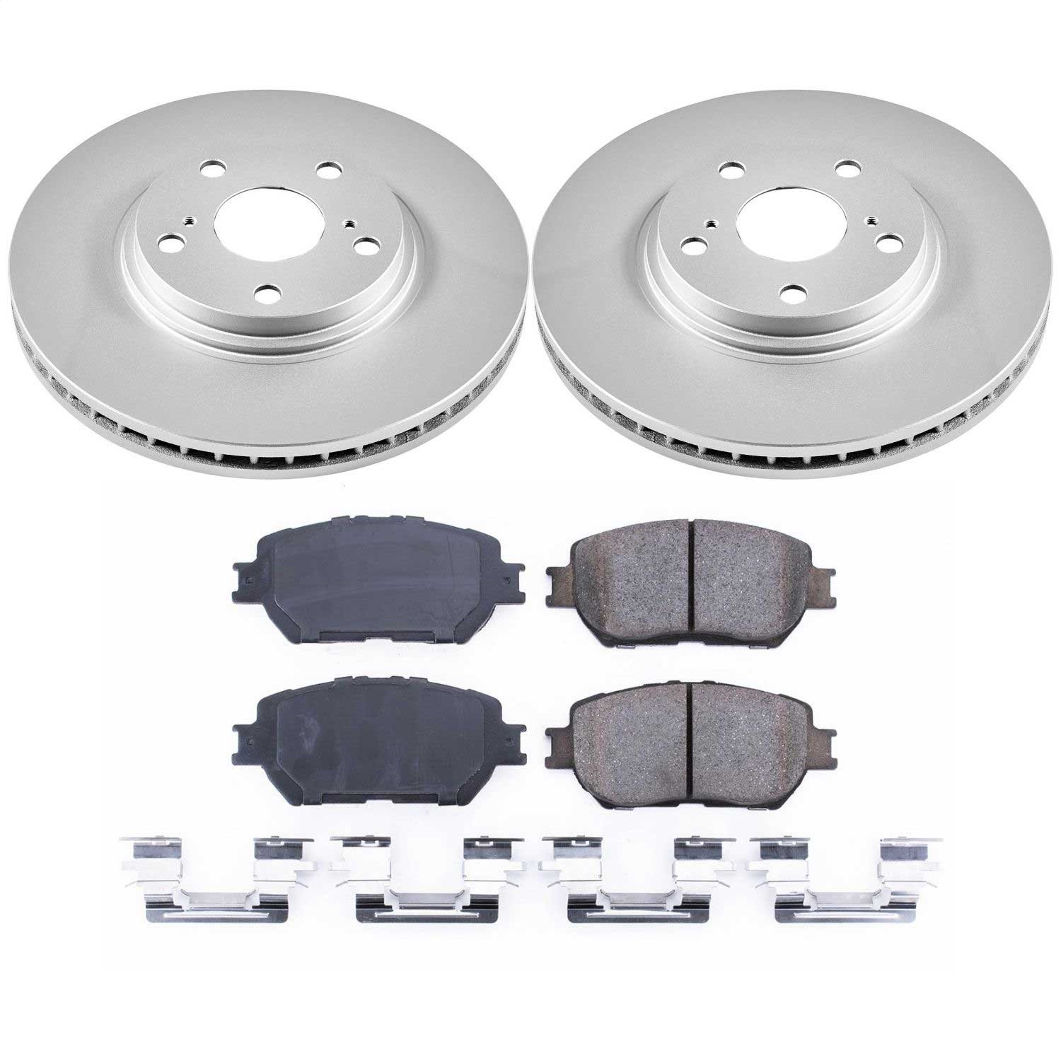 Power Stop - CRK1143 - Front - Disc Brake Pad and Rotor Kit