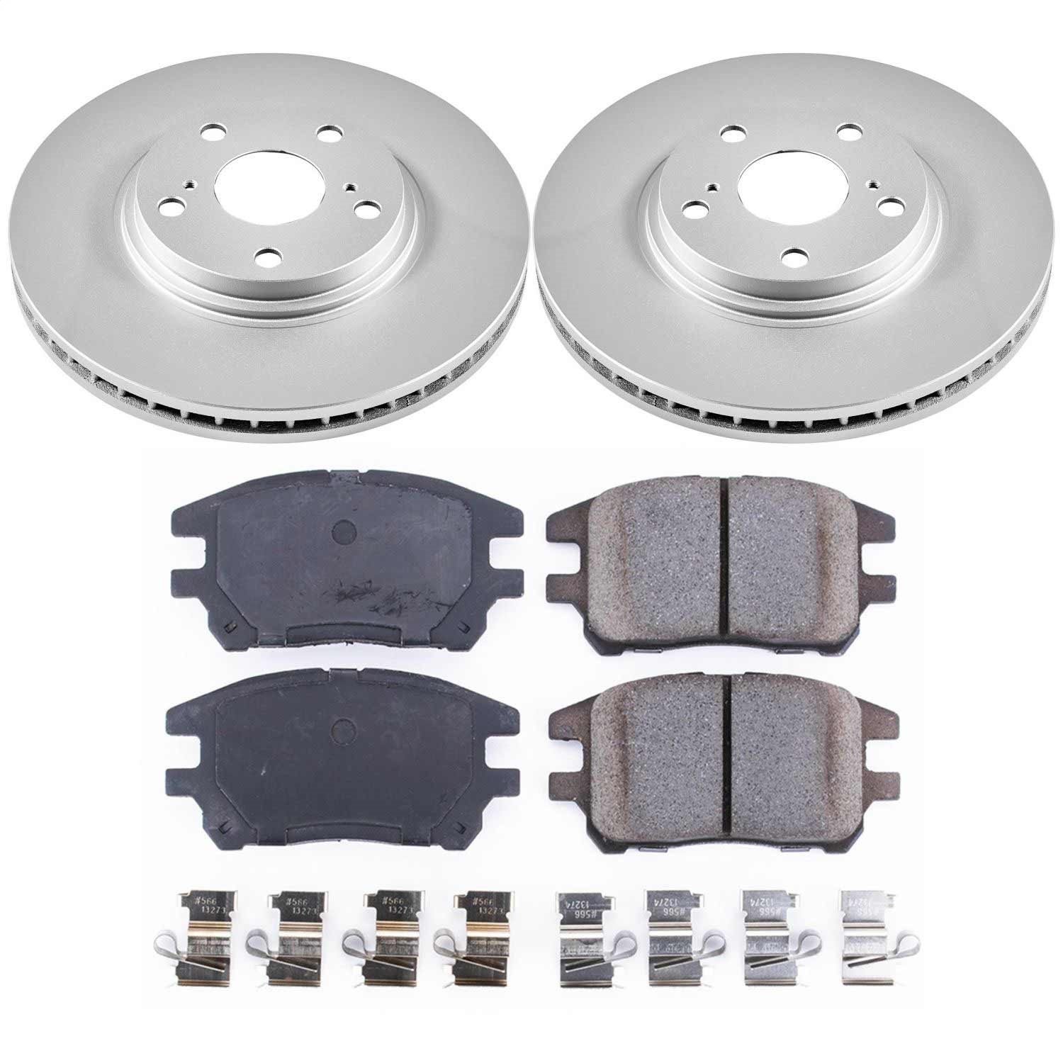 Power Stop - CRK1146 - Front - Disc Brake Pad and Rotor Kit