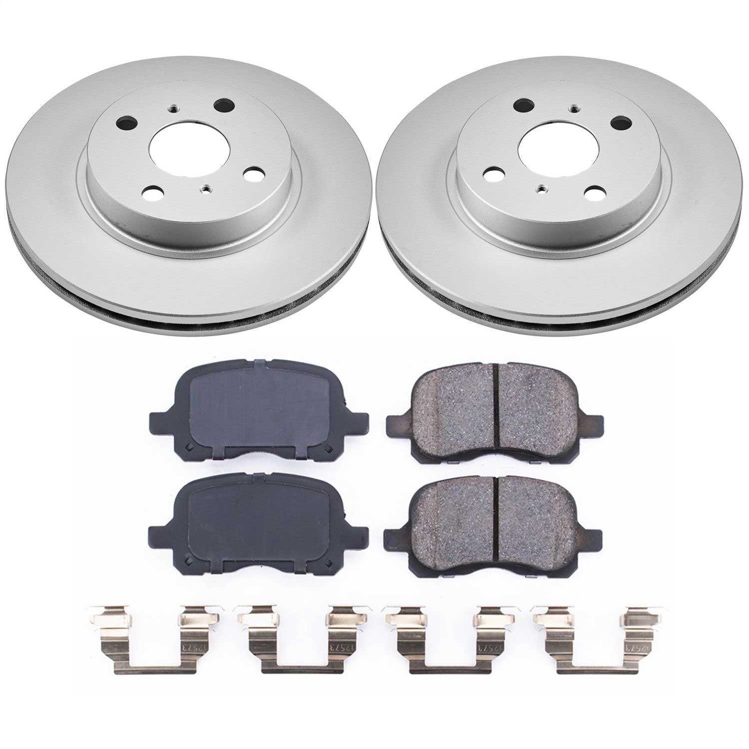 Power Stop - CRK1152 - Front - Disc Brake Pad and Rotor Kit
