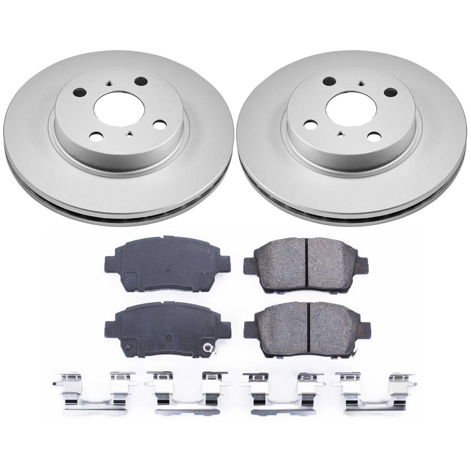 Power Stop - CRK1153 - Front - Disc Brake Pad and Rotor Kit