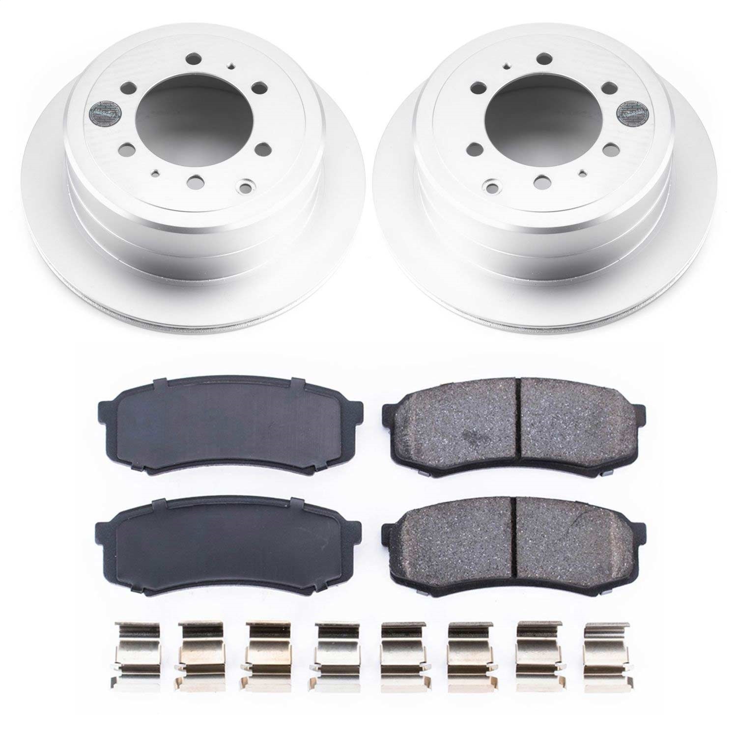 Power Stop - CRK1156 - Rear - Disc Brake Pad and Rotor Kit