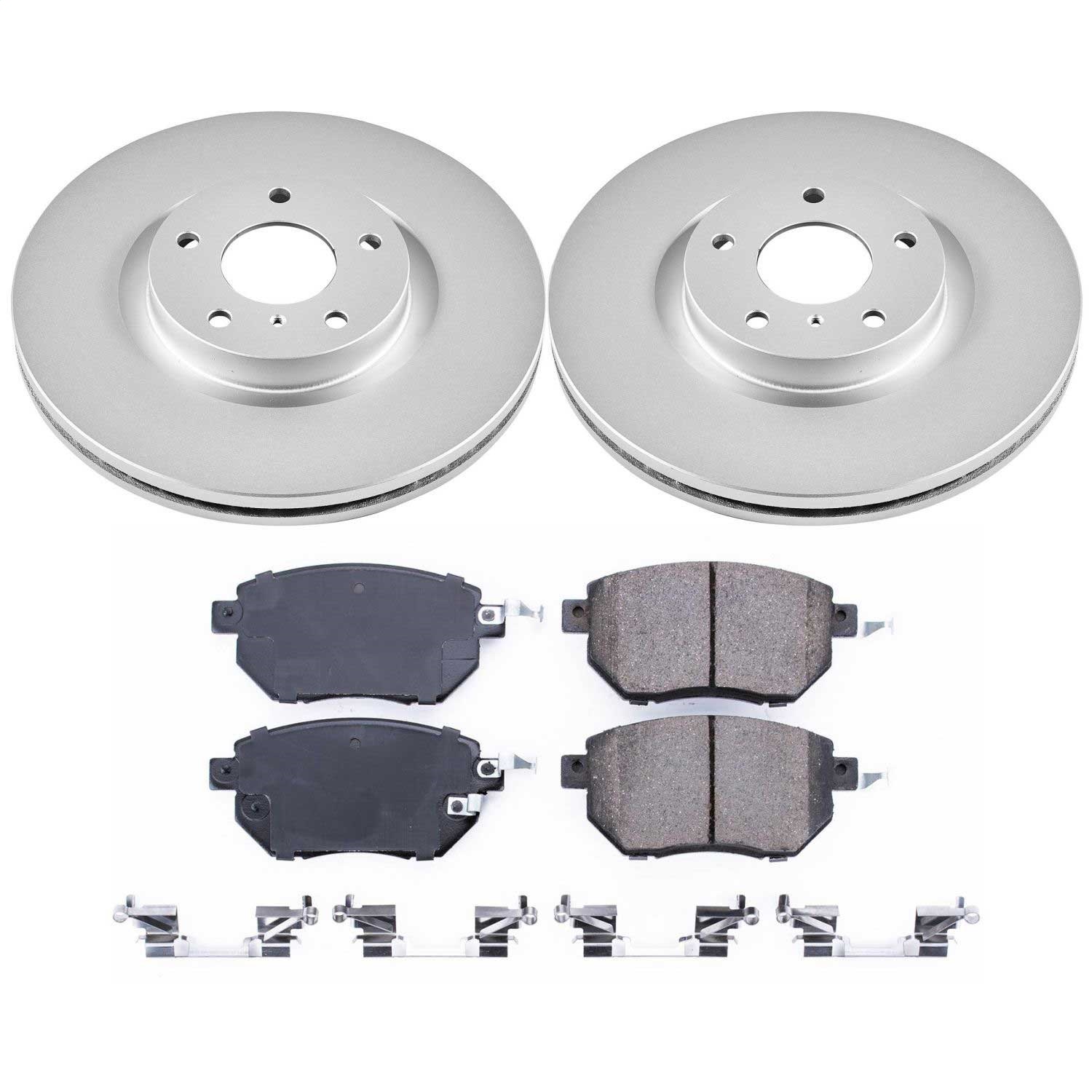 Power Stop - CRK116 - Front - Disc Brake Pad and Rotor Kit