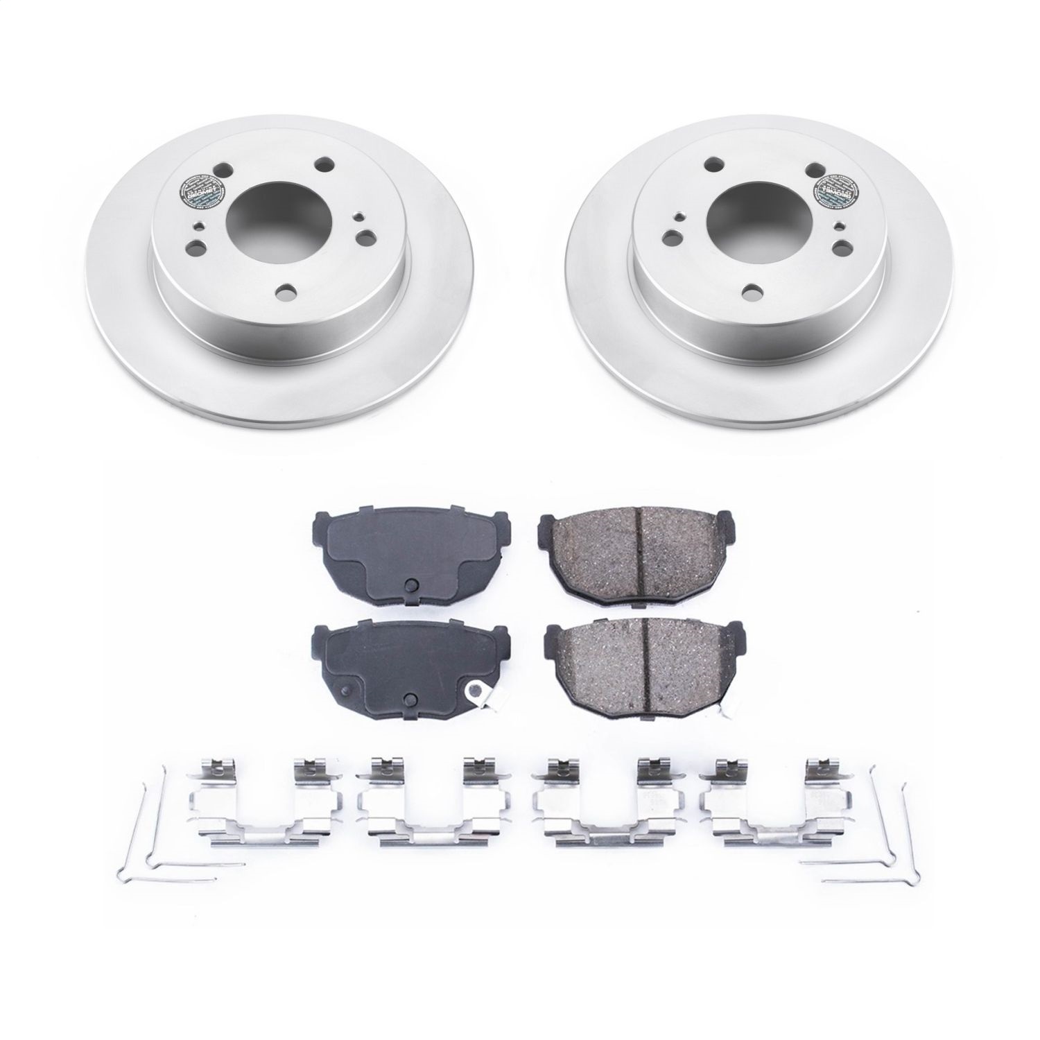 Power Stop - CRK1174 - Rear - Disc Brake Pad and Rotor Kit