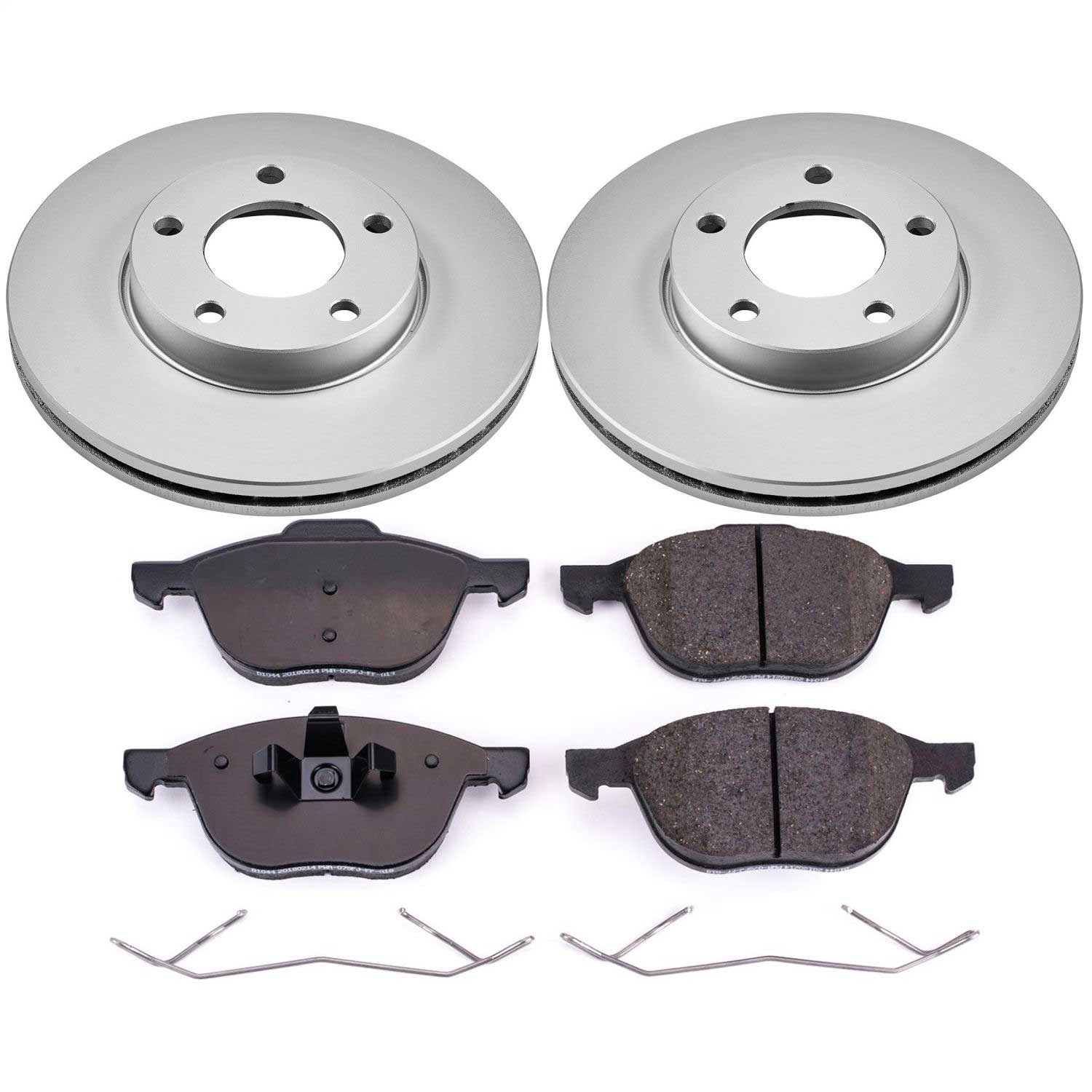 Power Stop - CRK120 - Front - Disc Brake Pad and Rotor Kit