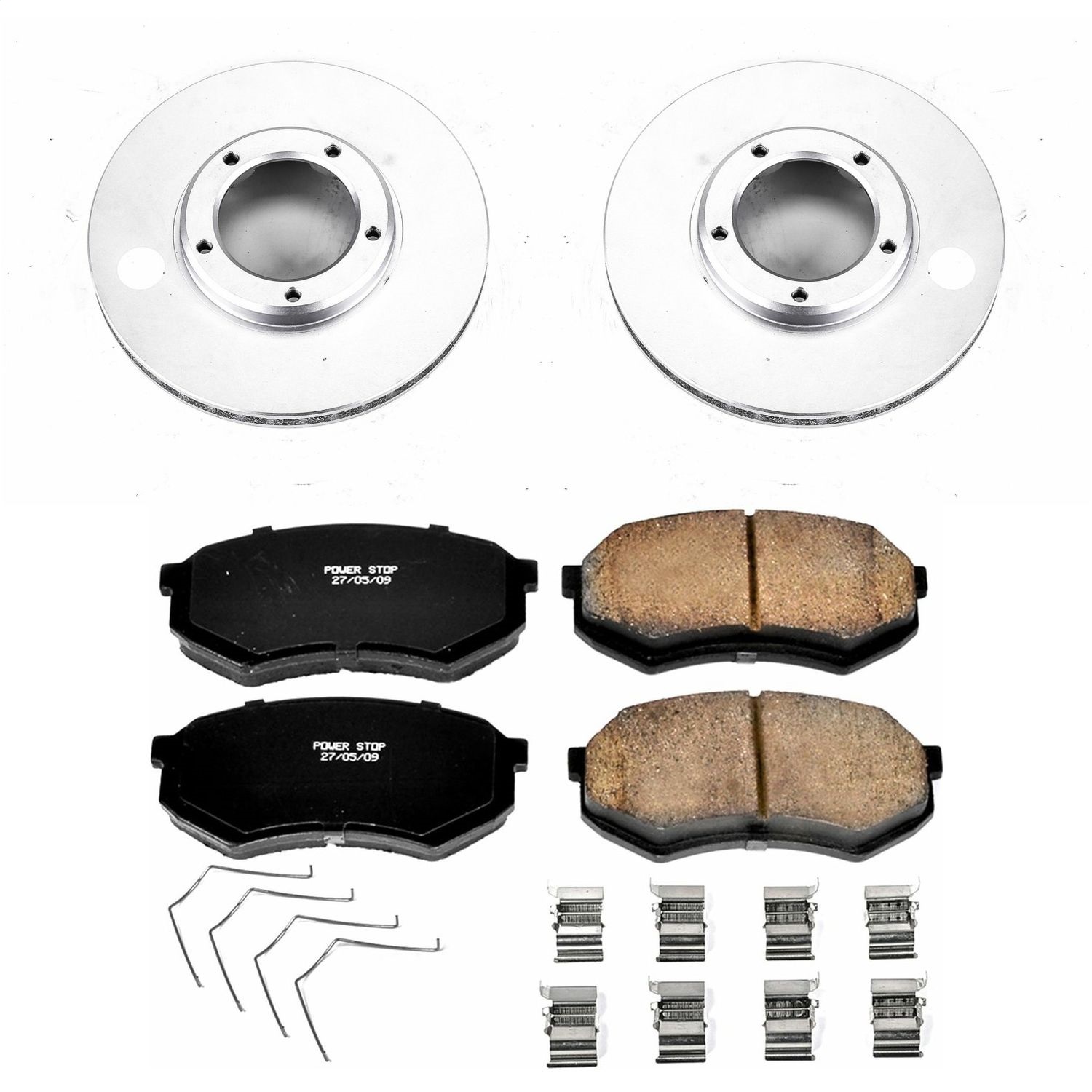 Power Stop - CRK1232 - Front - Disc Brake Pad and Rotor Kit