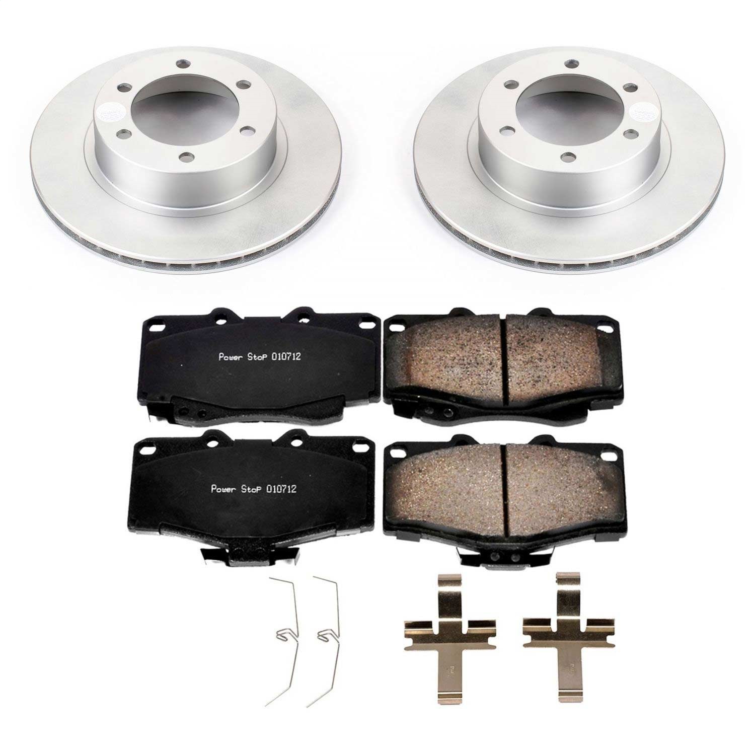 Power Stop - CRK1236 - Front - Disc Brake Pad and Rotor Kit