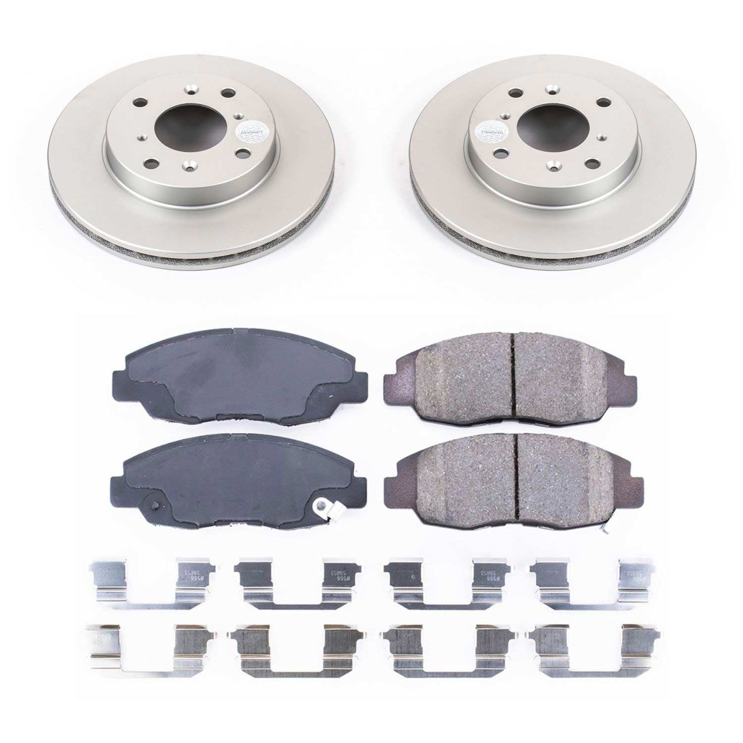 Power Stop - CRK1239 - Front - Disc Brake Pad and Rotor Kit
