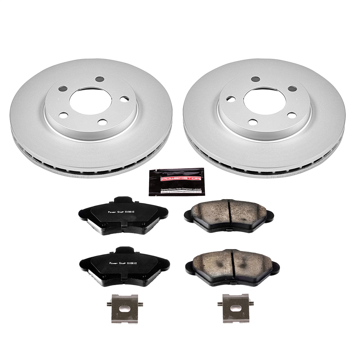 Power Stop - CRK1299 - Front - Disc Brake Pad and Rotor Kit