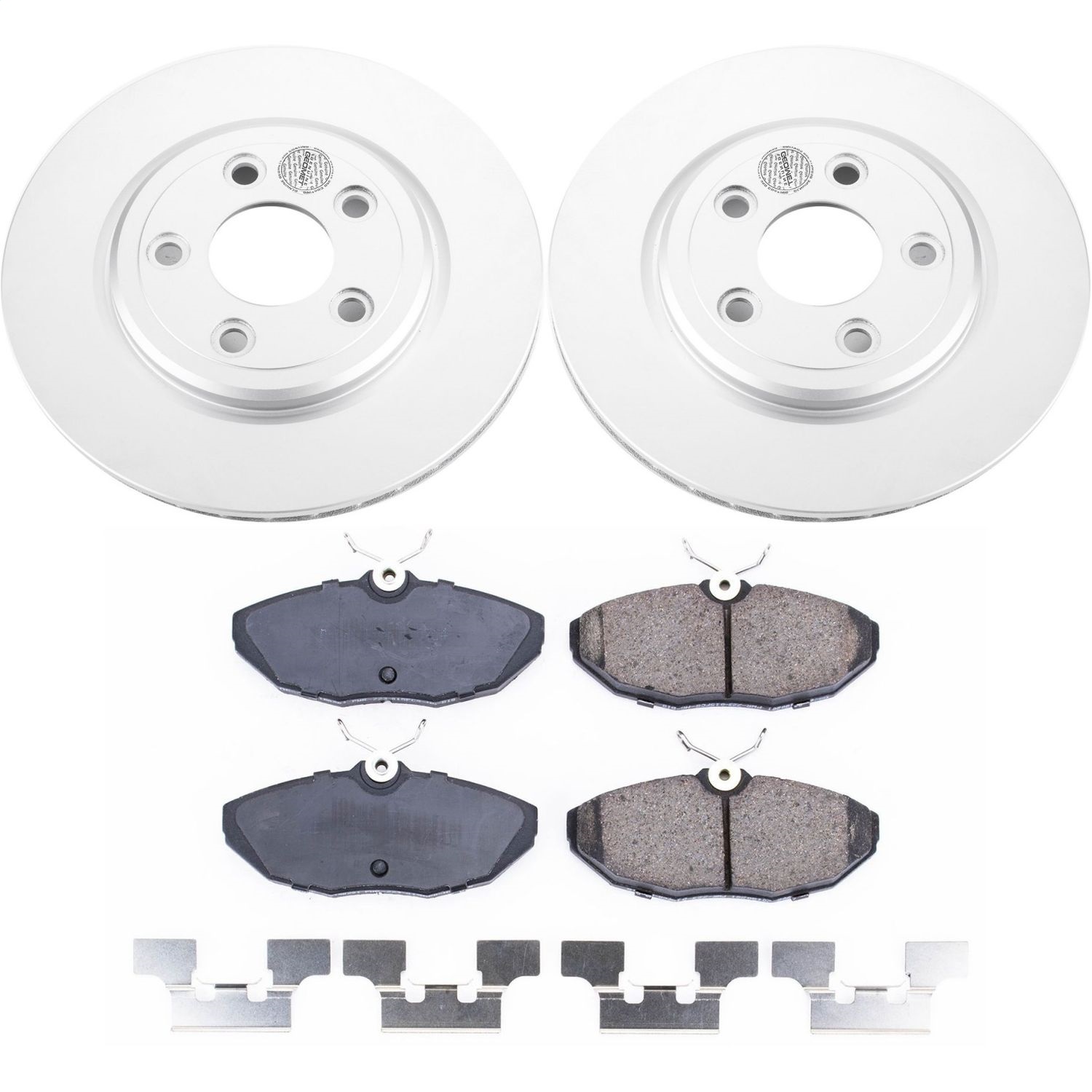Power Stop - CRK1361 - Rear - Disc Brake Pad and Rotor Kit