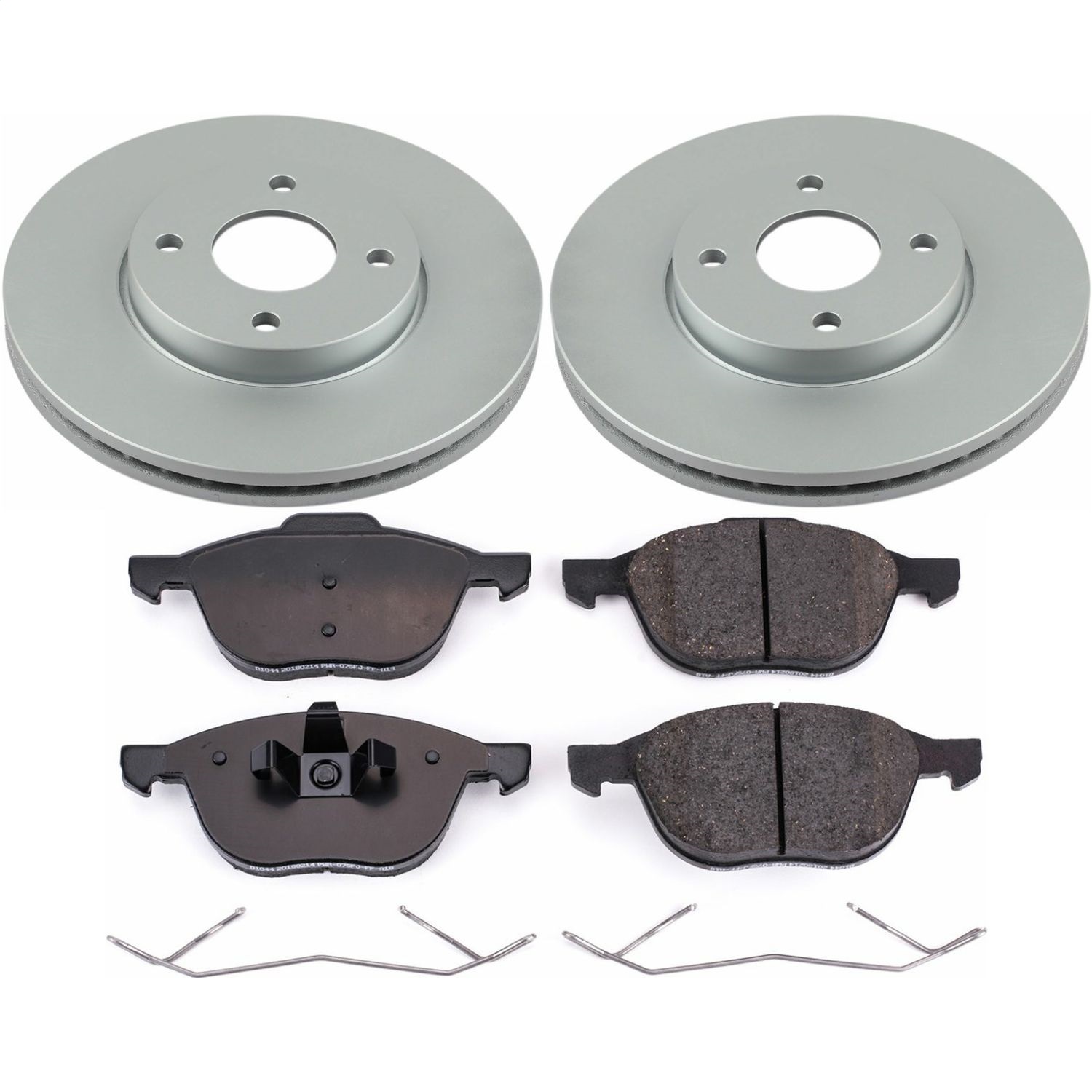 Power Stop - CRK1377 - Front - Disc Brake Pad and Rotor Kit
