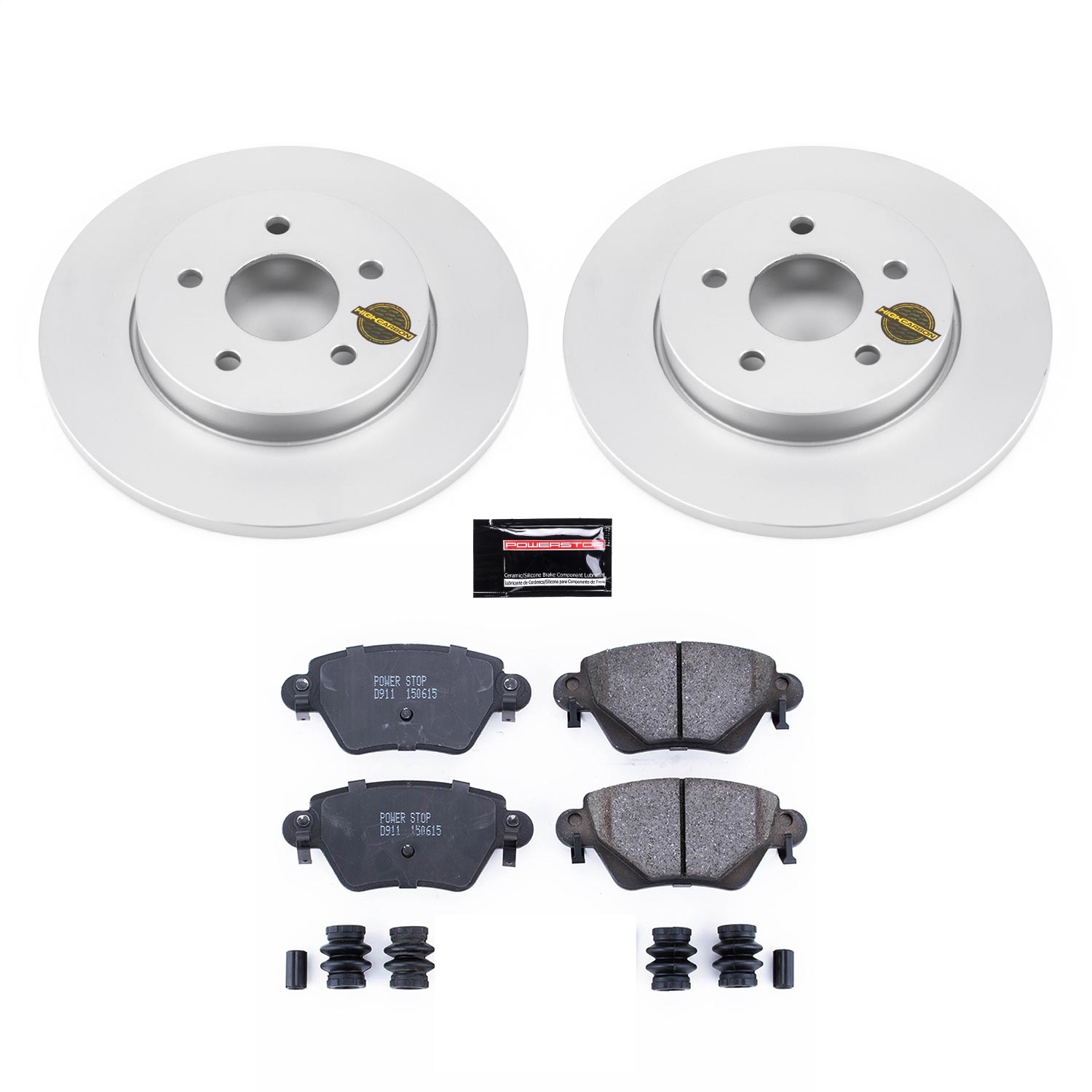 Power Stop - CRK1390 - Rear - Disc Brake Pad and Rotor Kit