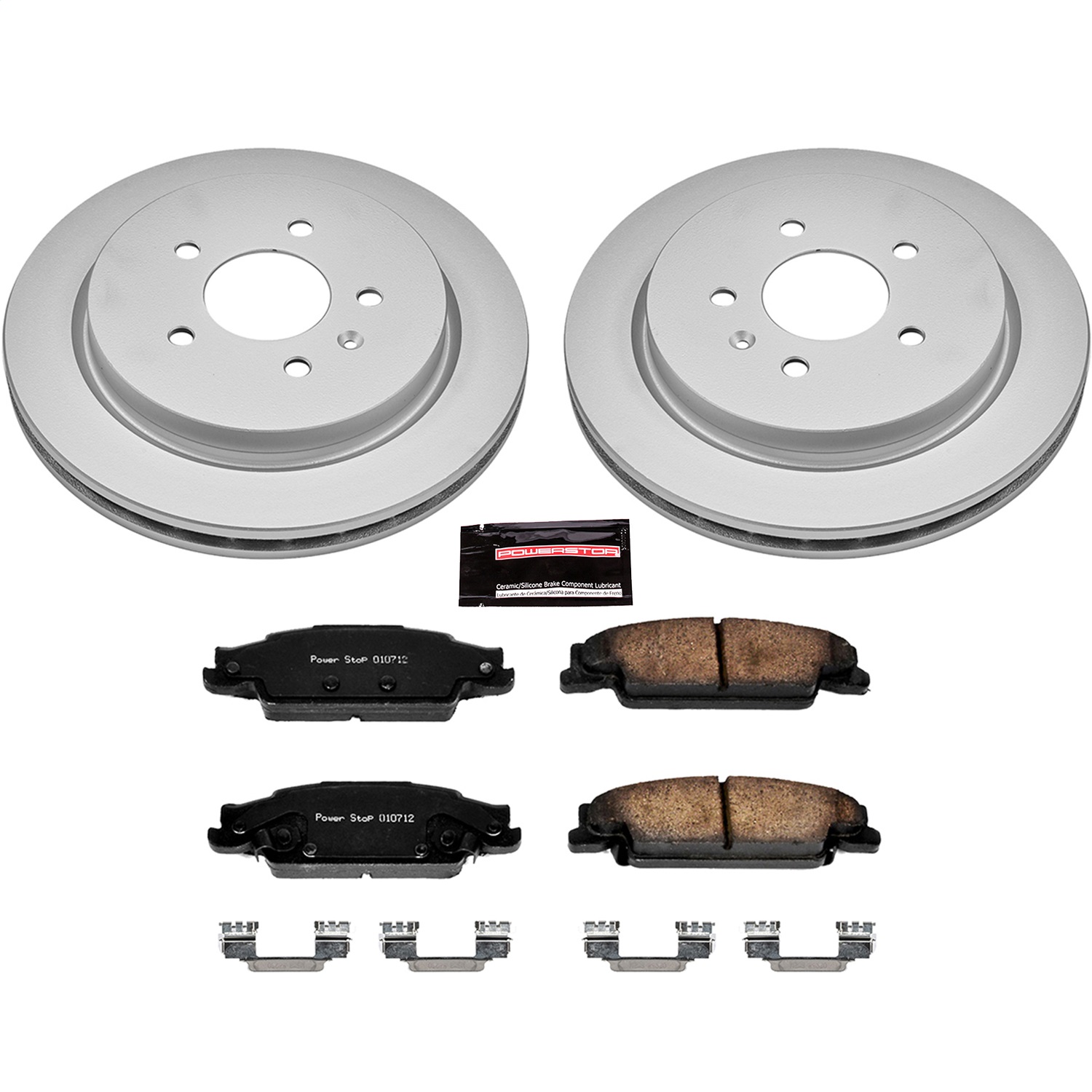 Power Stop - CRK1425 - Rear - Disc Brake Pad and Rotor Kit