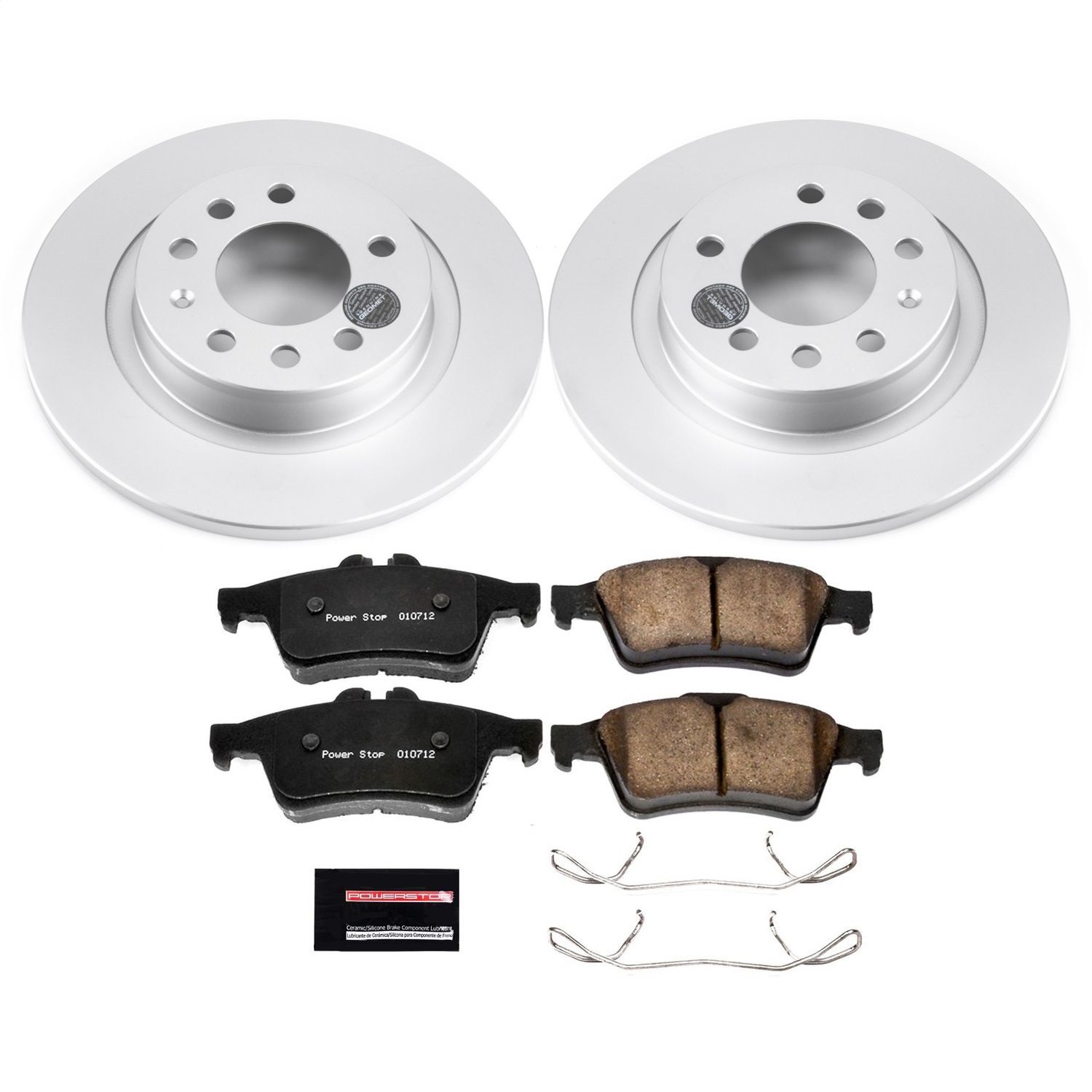Power Stop - CRK1436 - Rear - Disc Brake Pad and Rotor Kit