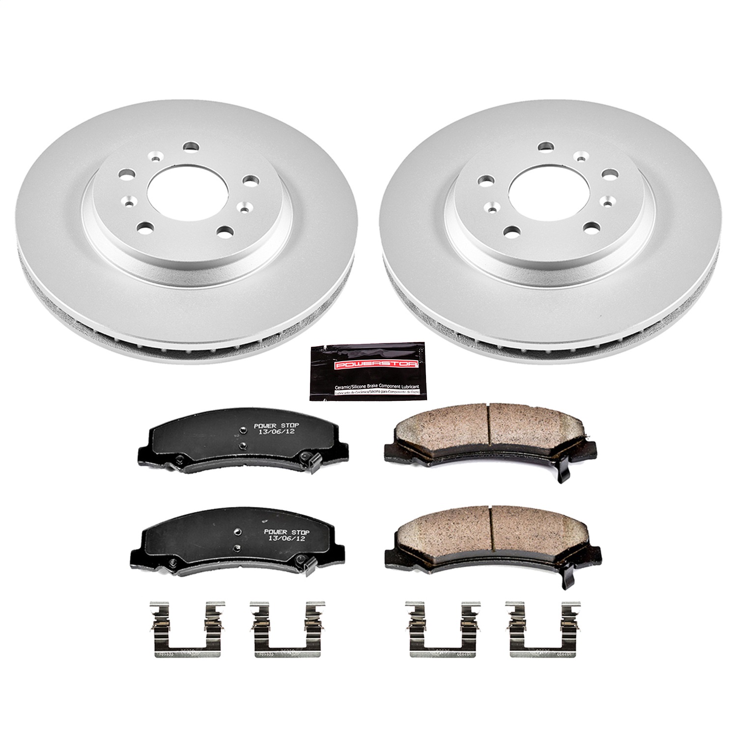 Power Stop - CRK1437 - Front - Disc Brake Pad and Rotor Kit