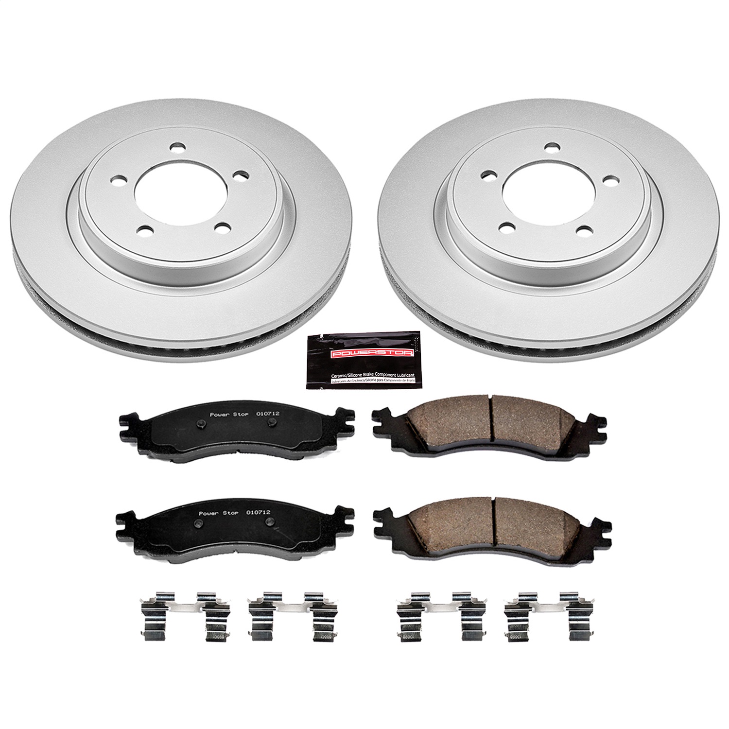 Power Stop - CRK1441 - Front - Disc Brake Pad and Rotor Kit