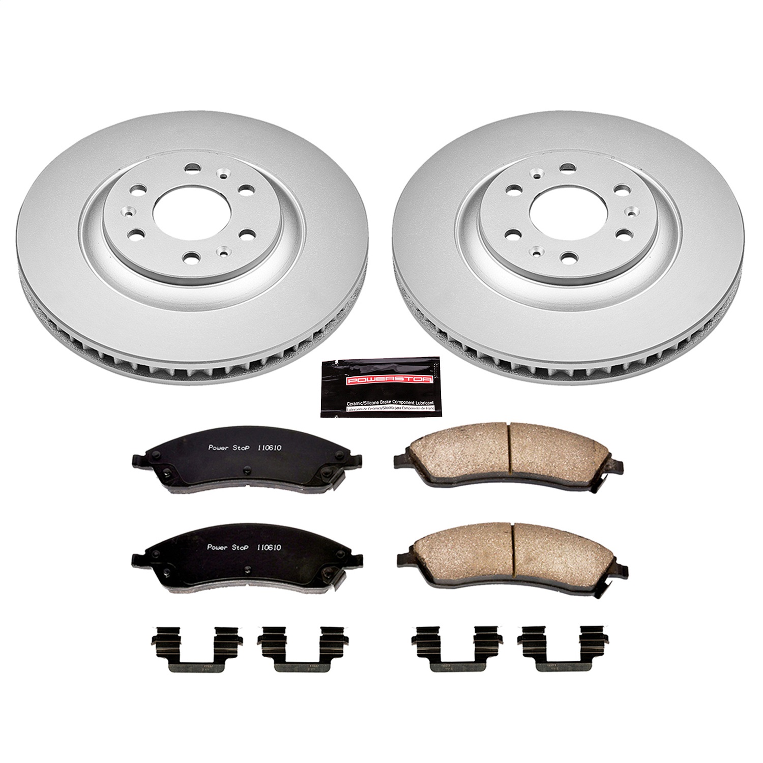 Power Stop - CRK1449 - Front - Disc Brake Pad and Rotor Kit