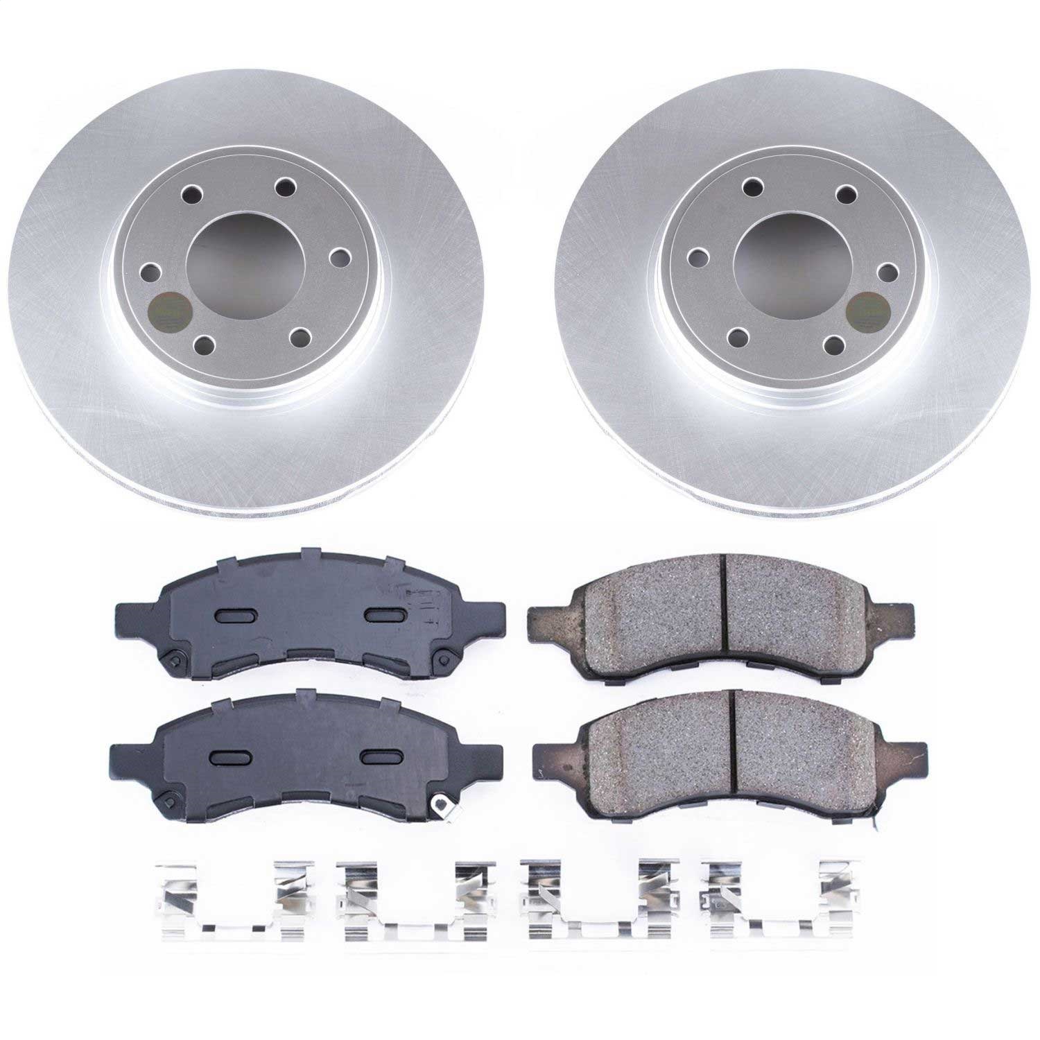 Power Stop - CRK1453 - Front - Disc Brake Pad and Rotor Kit