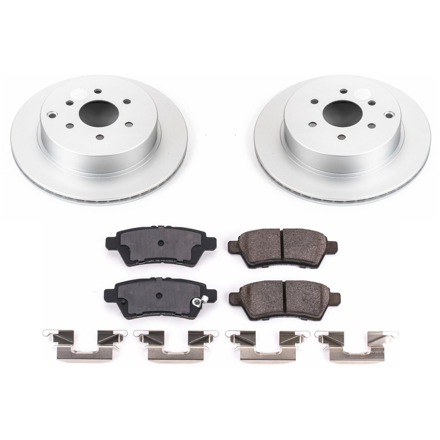 Power Stop - CRK147 - Rear - Disc Brake Pad and Rotor Kit