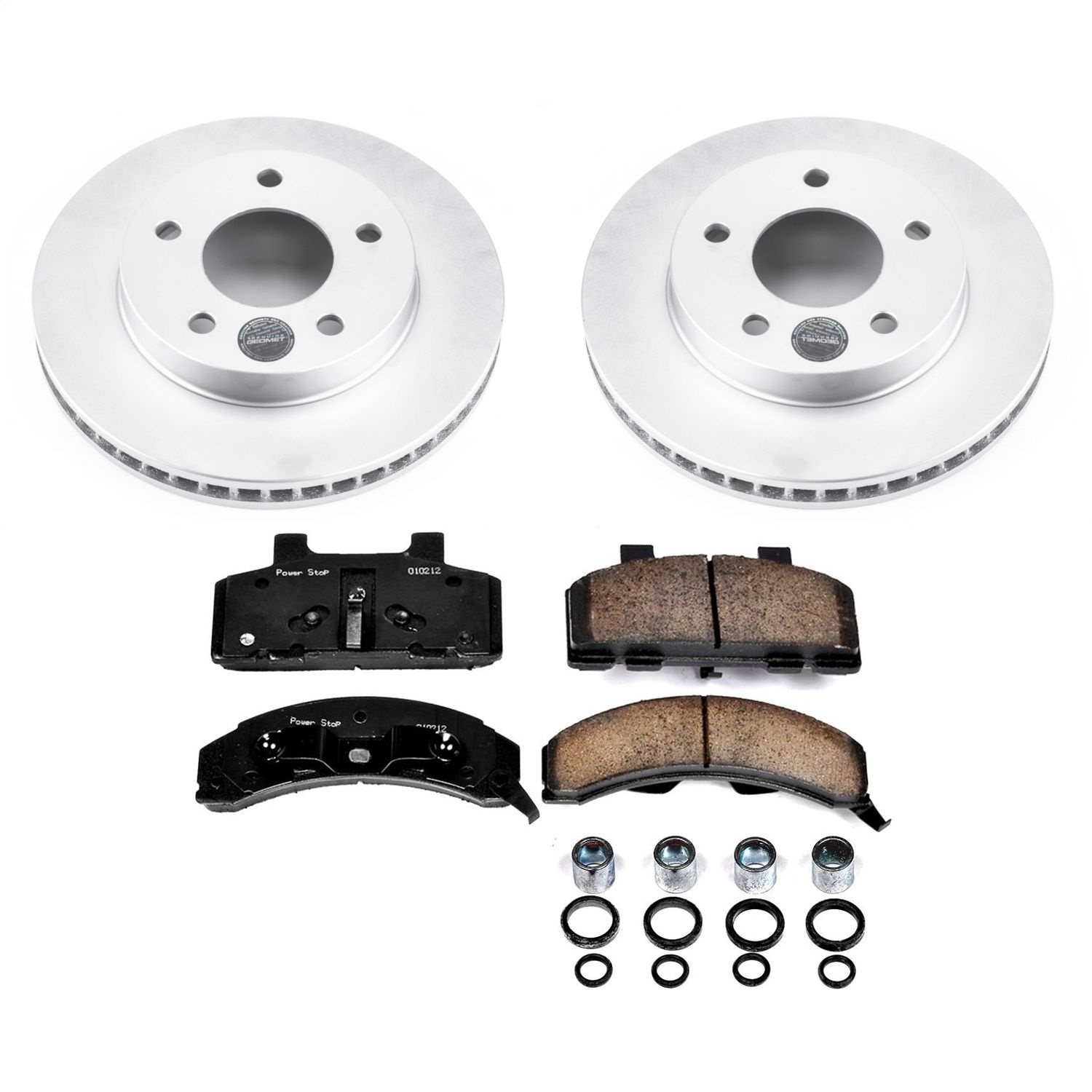 Power Stop - CRK1487 - Front - Disc Brake Pad and Rotor Kit