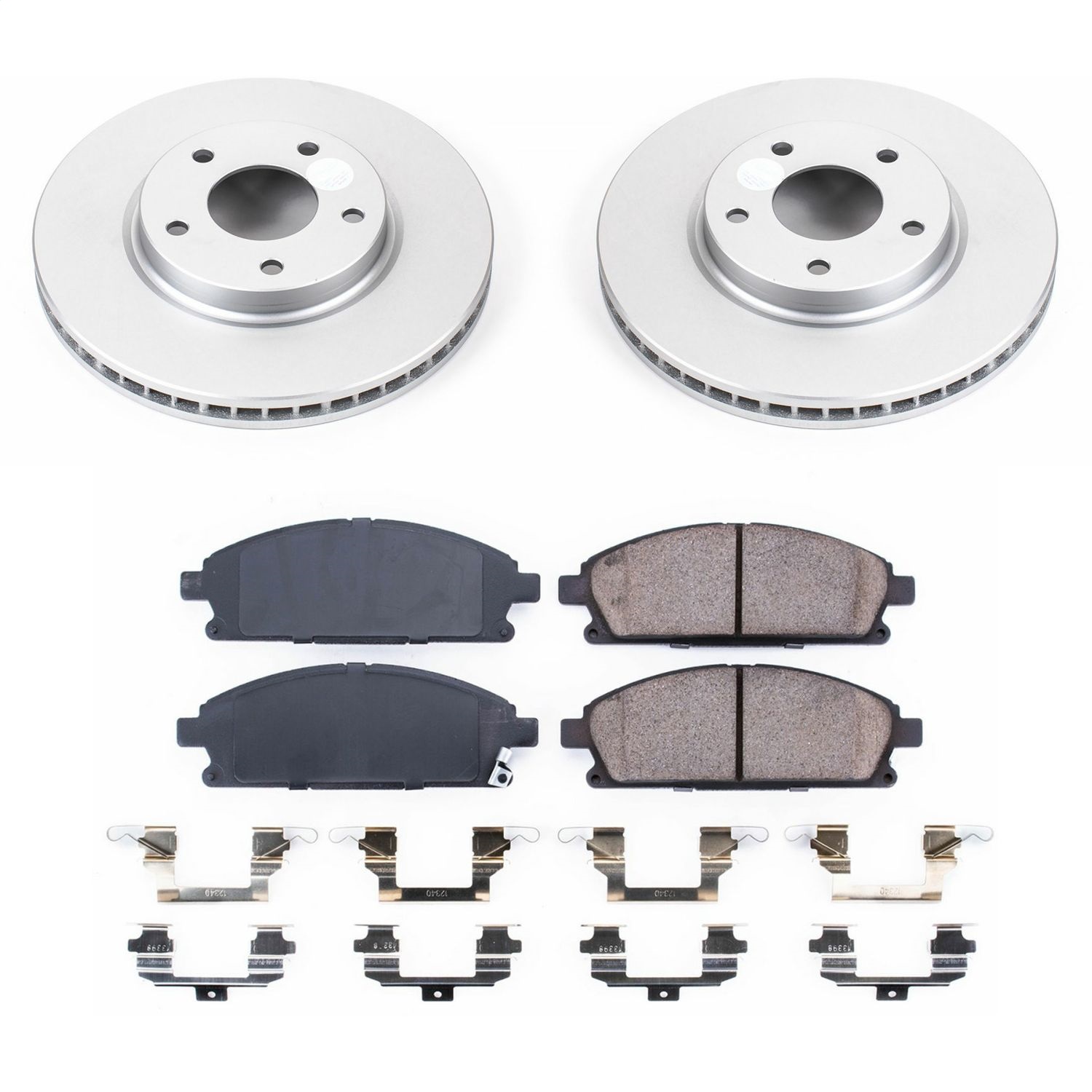 Power Stop - CRK150 - Front - Disc Brake Pad and Rotor Kit