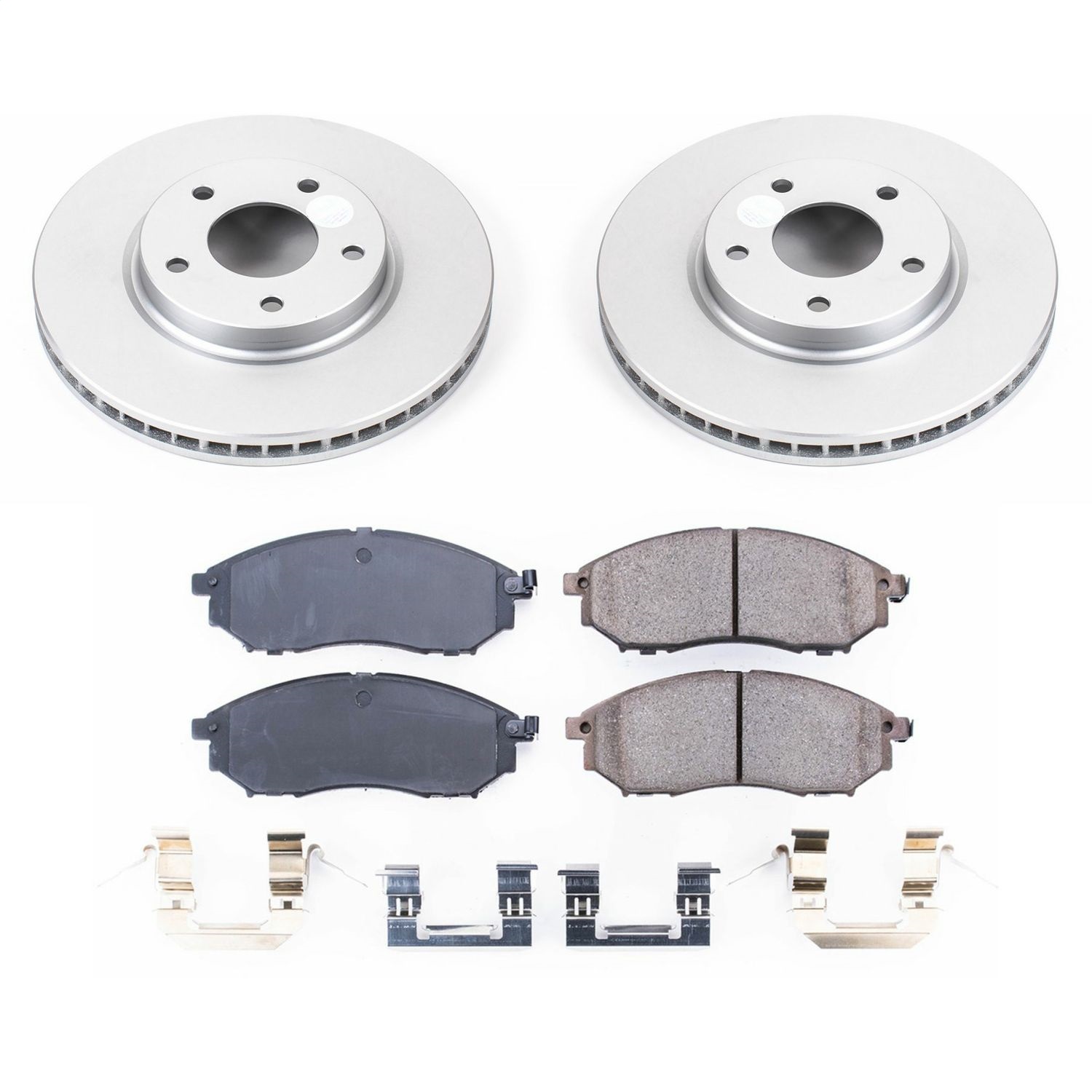 Power Stop - CRK152 - Front - Disc Brake Pad and Rotor Kit