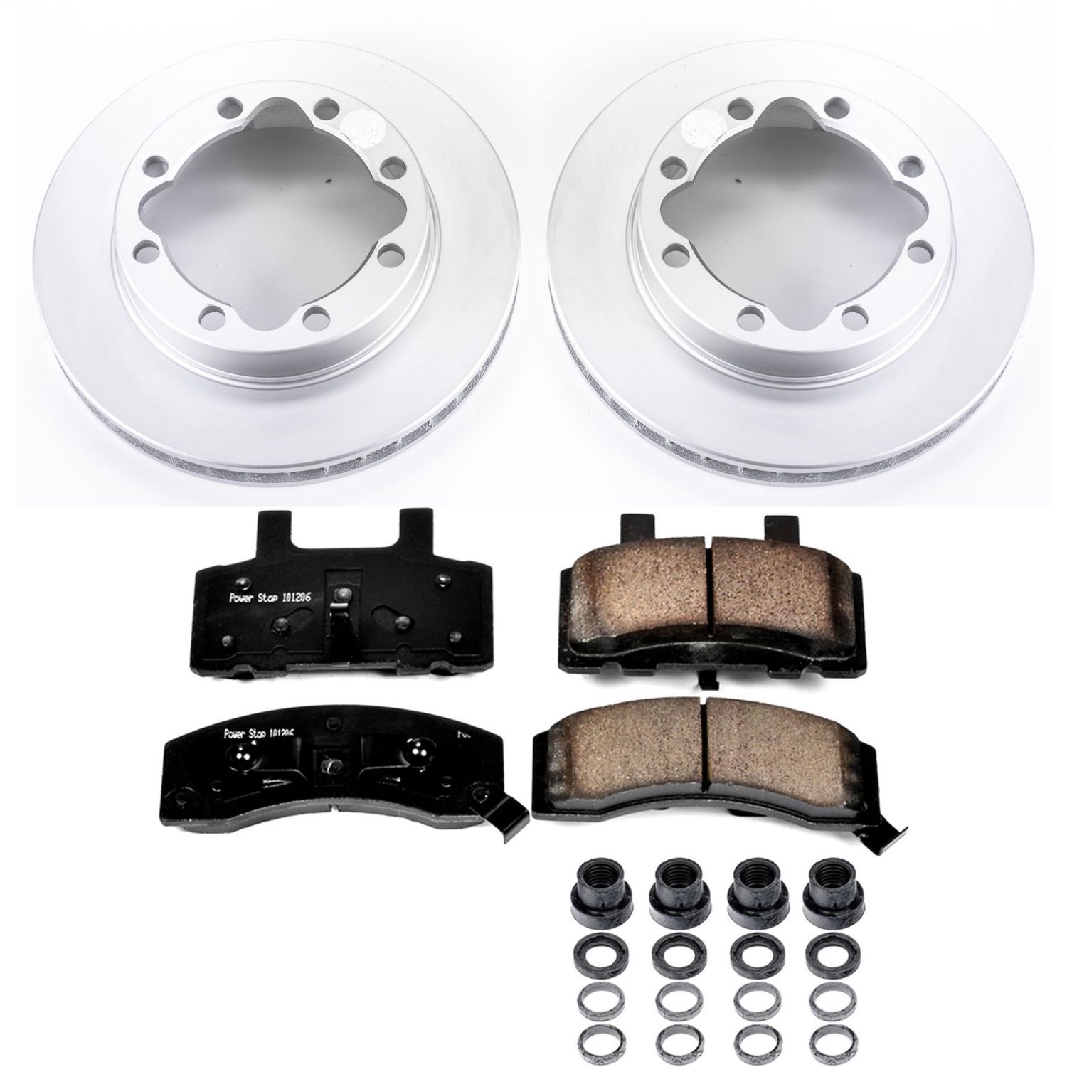 Power Stop - CRK1524 - Front - Disc Brake Pad and Rotor Kit