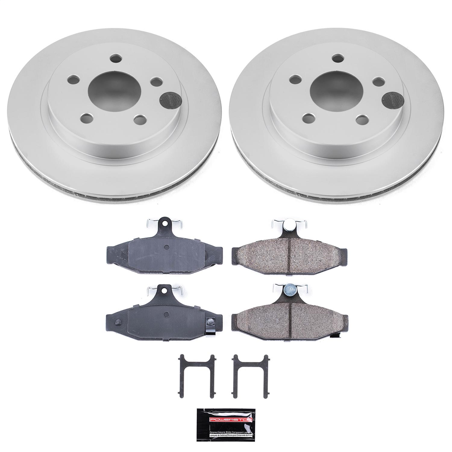 Power Stop - CRK1531 - Rear - Disc Brake Pad and Rotor Kit