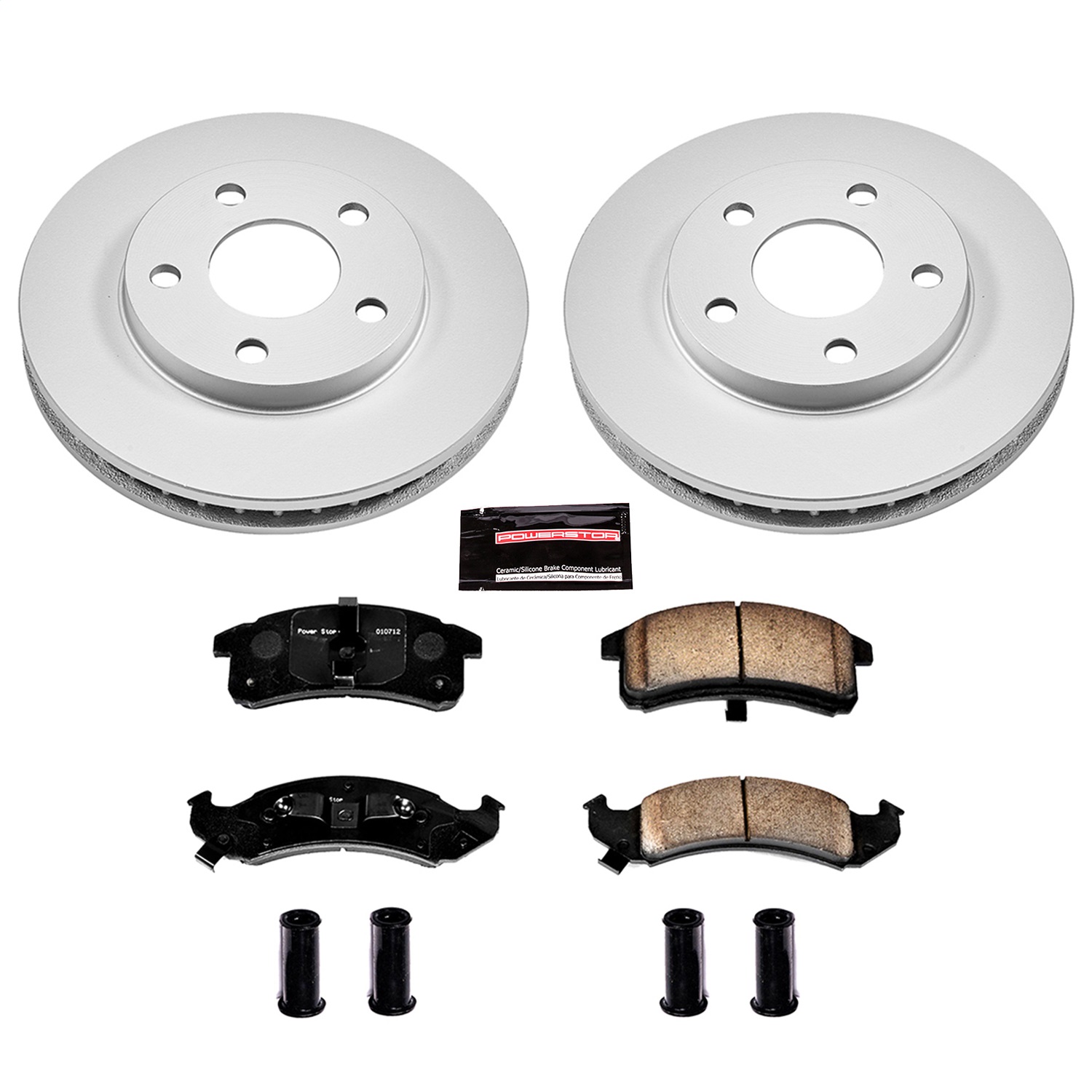 Power Stop - CRK1534 - Front - Disc Brake Pad and Rotor Kit