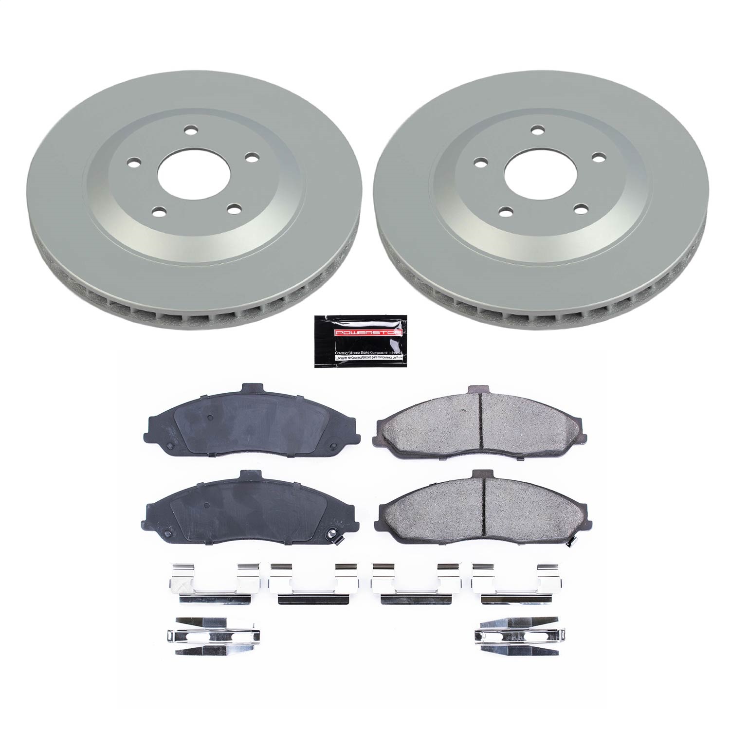 Power Stop - CRK1559 - Front - Disc Brake Pad and Rotor Kit