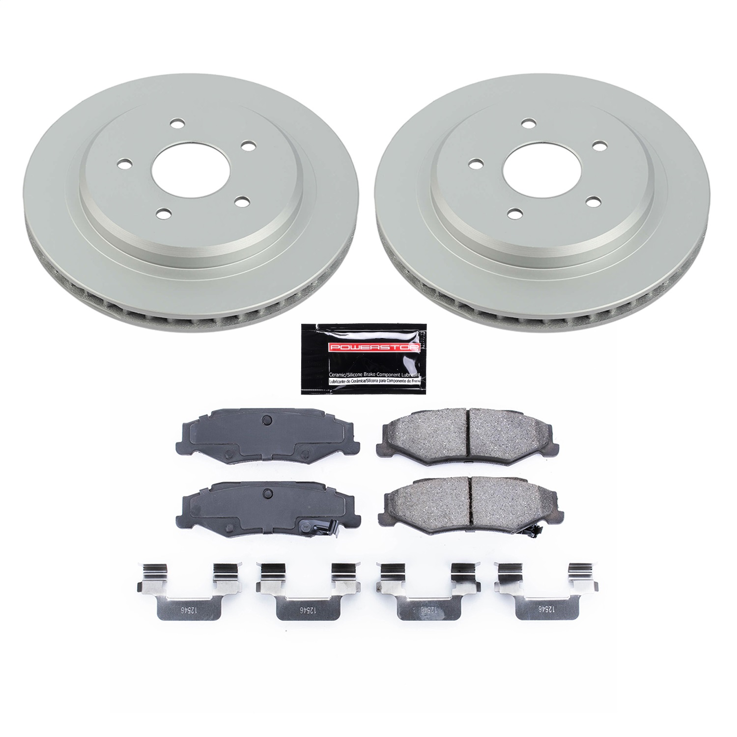 Power Stop - CRK1563 - Rear - Disc Brake Pad and Rotor Kit