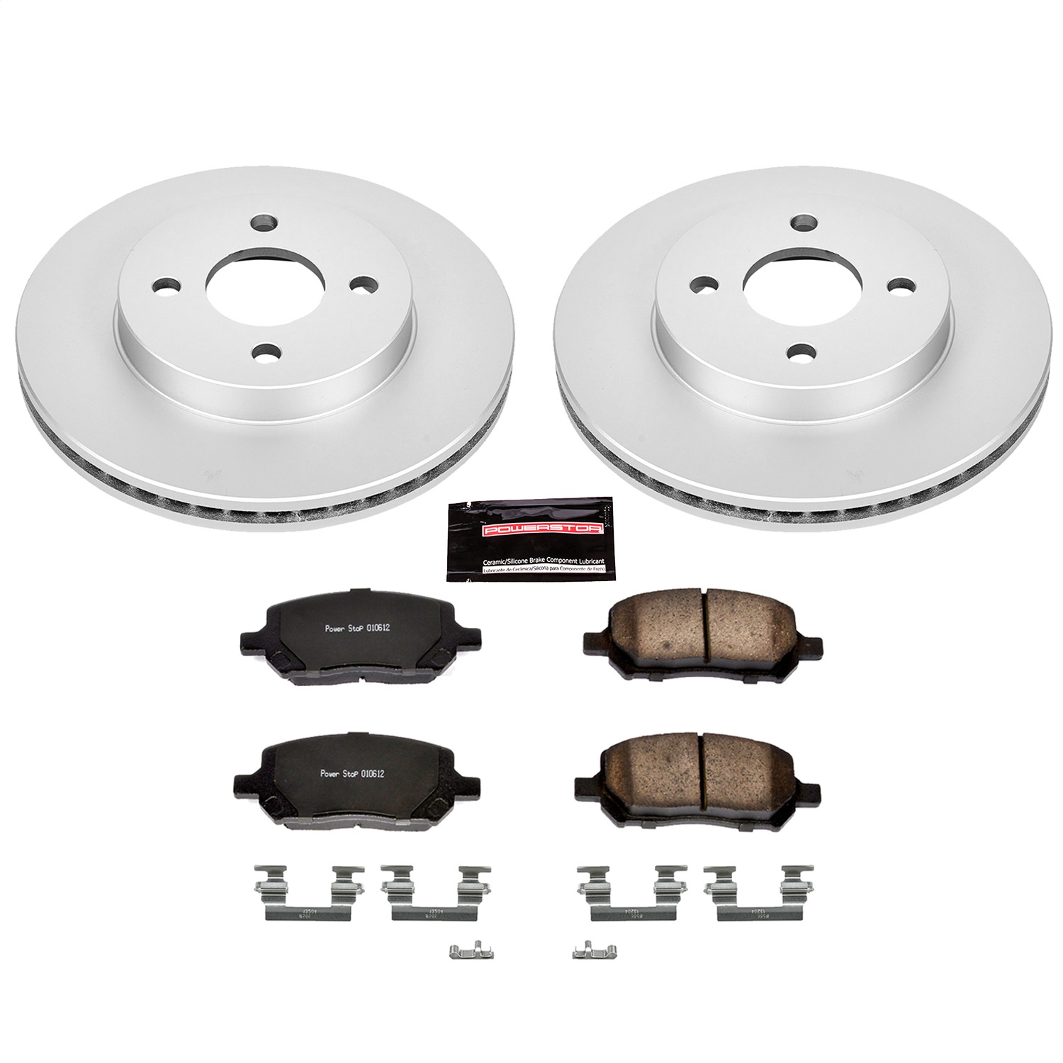 Power Stop - CRK1604 - Front - Disc Brake Pad and Rotor Kit