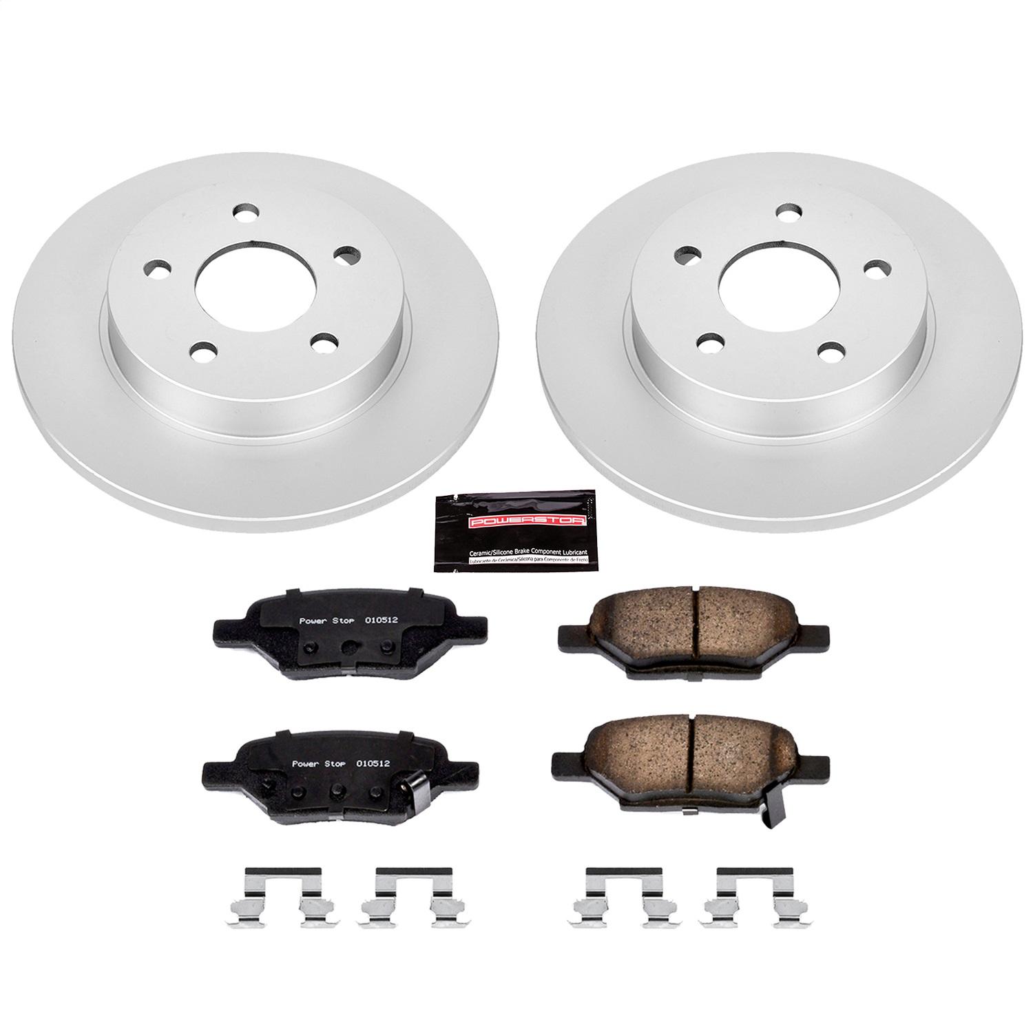 Power Stop - CRK1616 - Rear - Disc Brake Pad and Rotor Kit