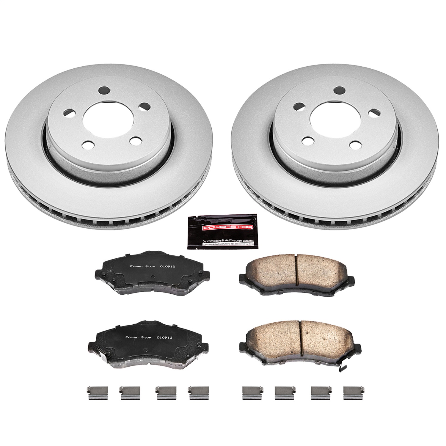 Power Stop - CRK1631 - Front - Disc Brake Pad and Rotor Kit