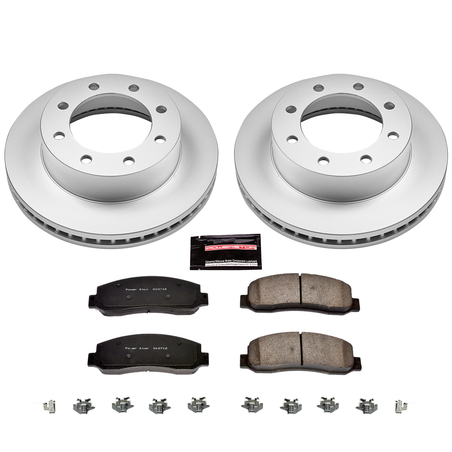 Power Stop - CRK1781 - Front - Disc Brake Pad and Rotor Kit