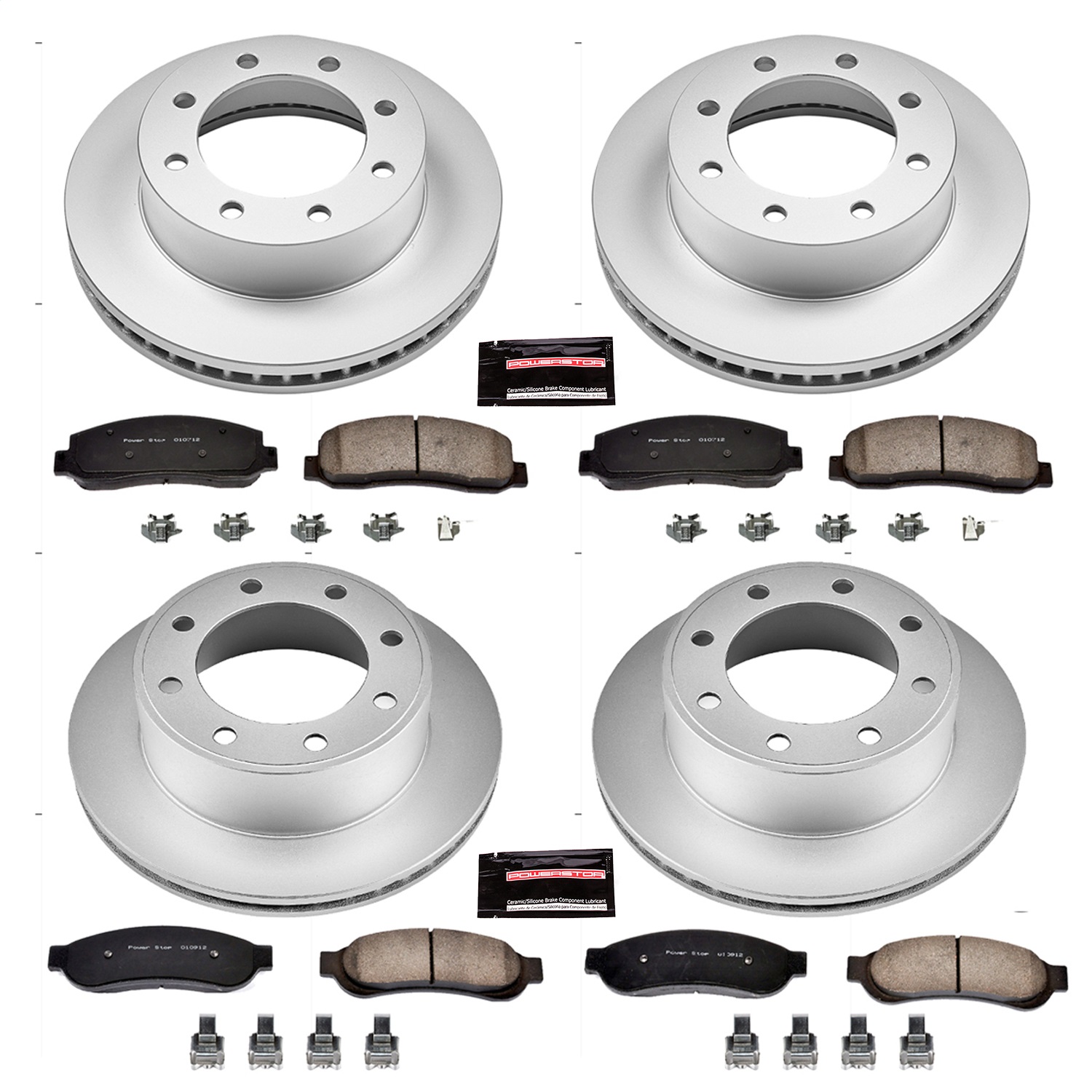 Power Stop - CRK1782 - Front and Rear - Disc Brake Pad and Rotor Kit