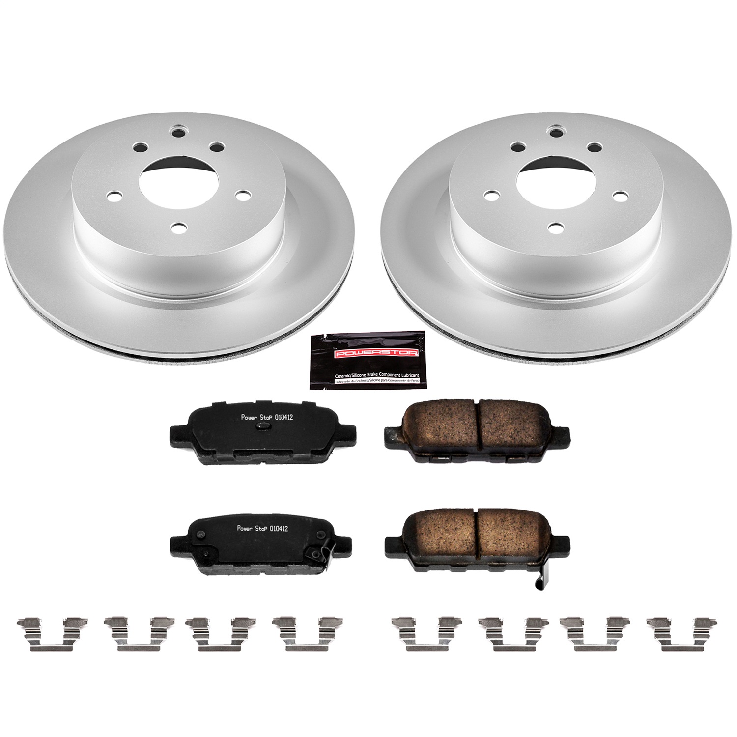 Power Stop - CRK179 - Rear - Disc Brake Pad and Rotor Kit