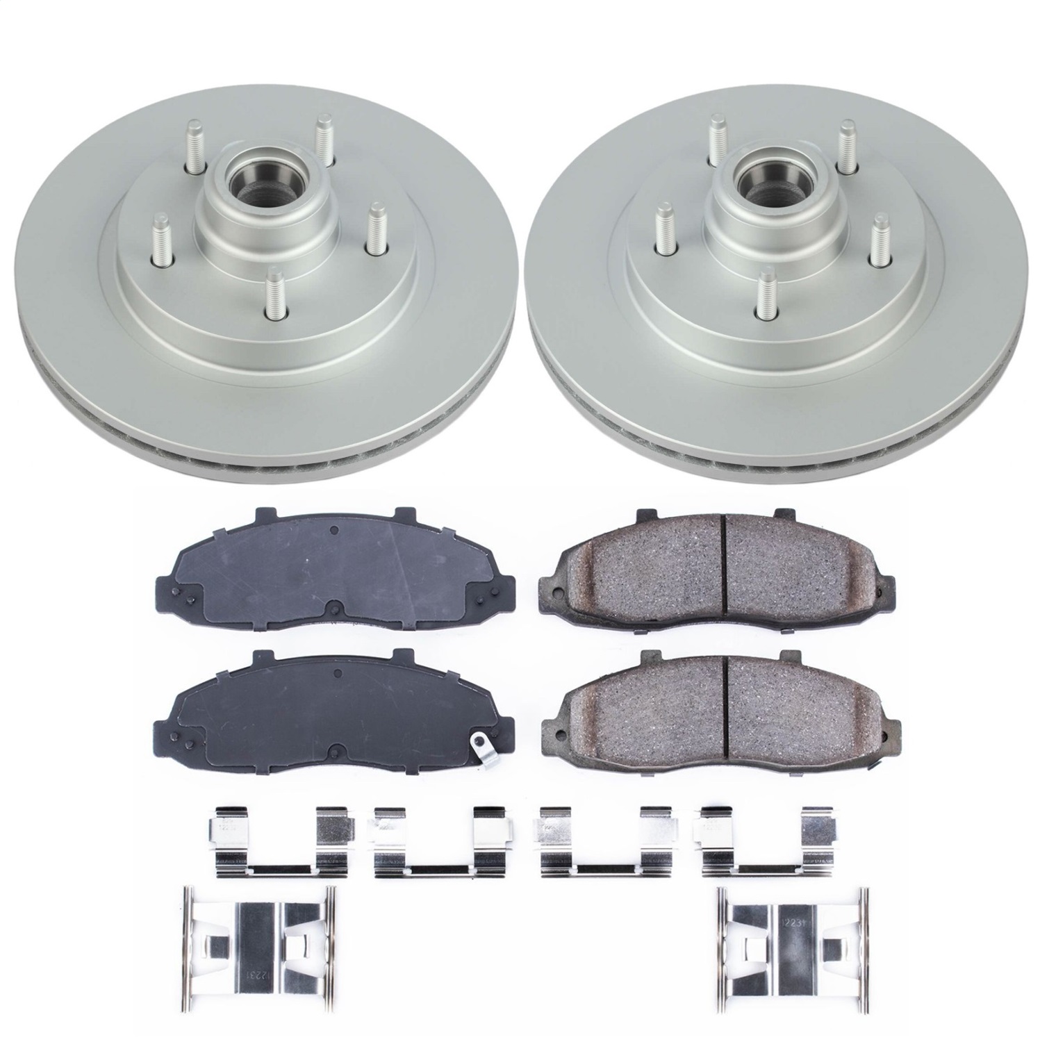 Power Stop - CRK1863 - Front - Disc Brake Pad and Rotor Kit