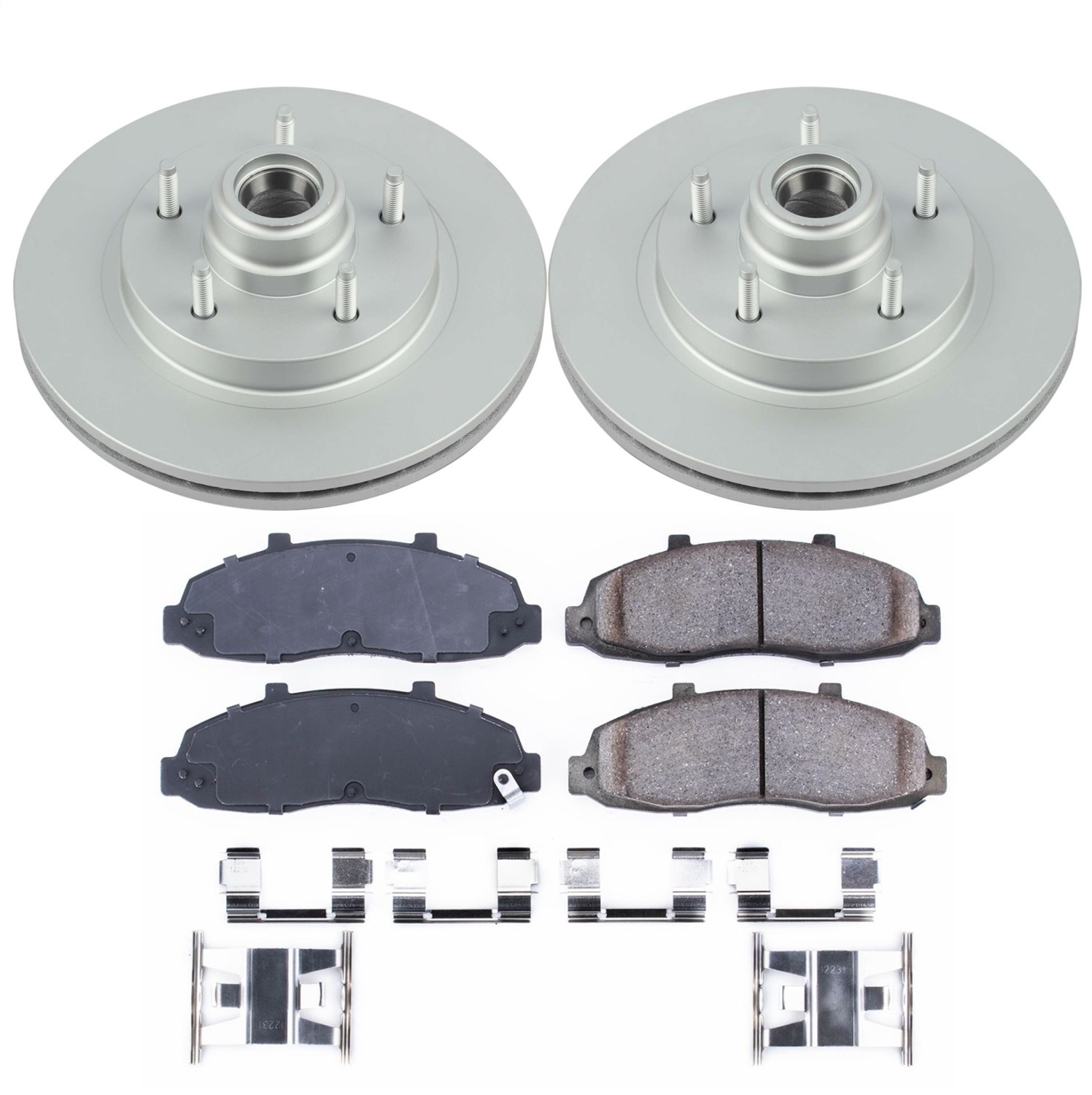 Power Stop - CRK1865 - Front - Disc Brake Pad and Rotor Kit