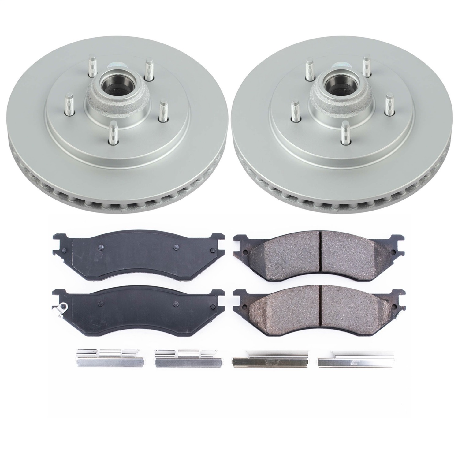 Power Stop - CRK1878 - Front - Disc Brake Pad and Rotor Kit